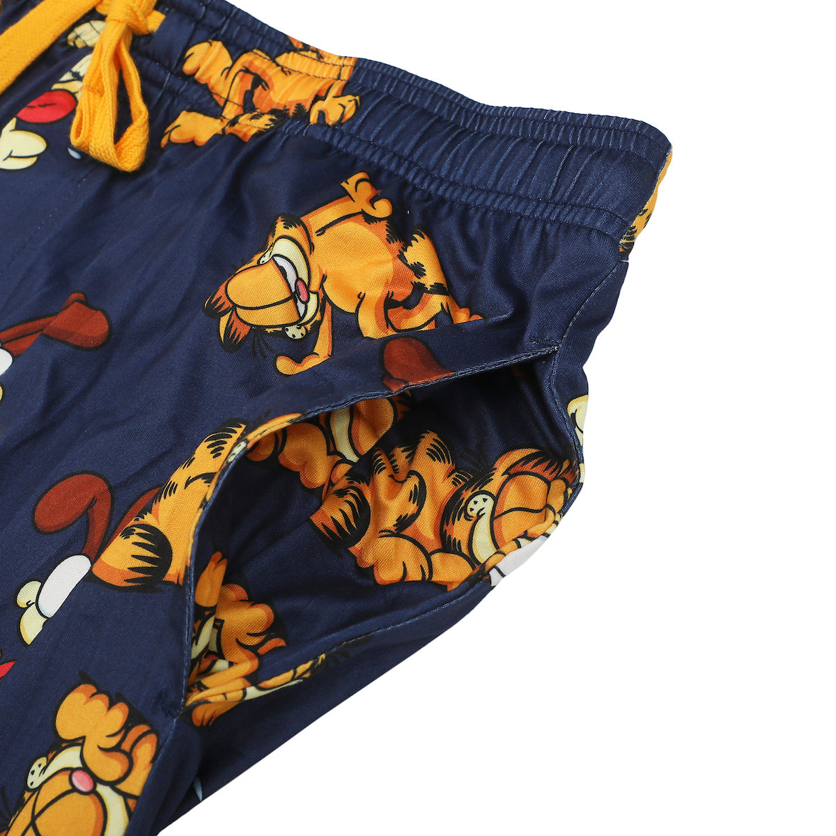 Garfield & Odie All-Over Print Men's Navy Sleep Pajama Pants