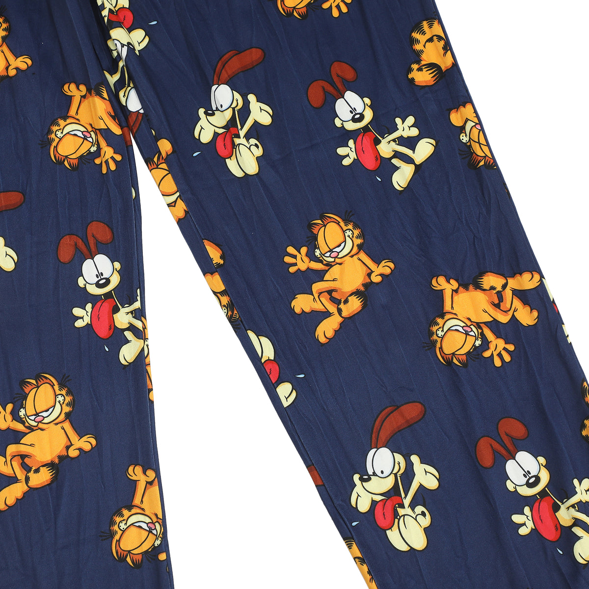 Garfield & Odie All-Over Print Men's Navy Sleep Pajama Pants