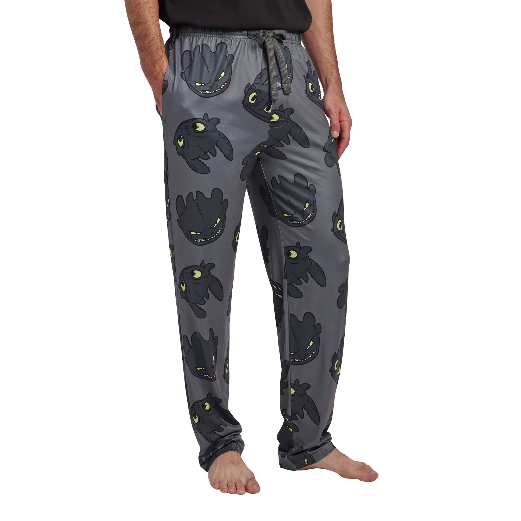 How To Train Your Dragon Toothless All-Over Print Men's Sleep Pajama Pants