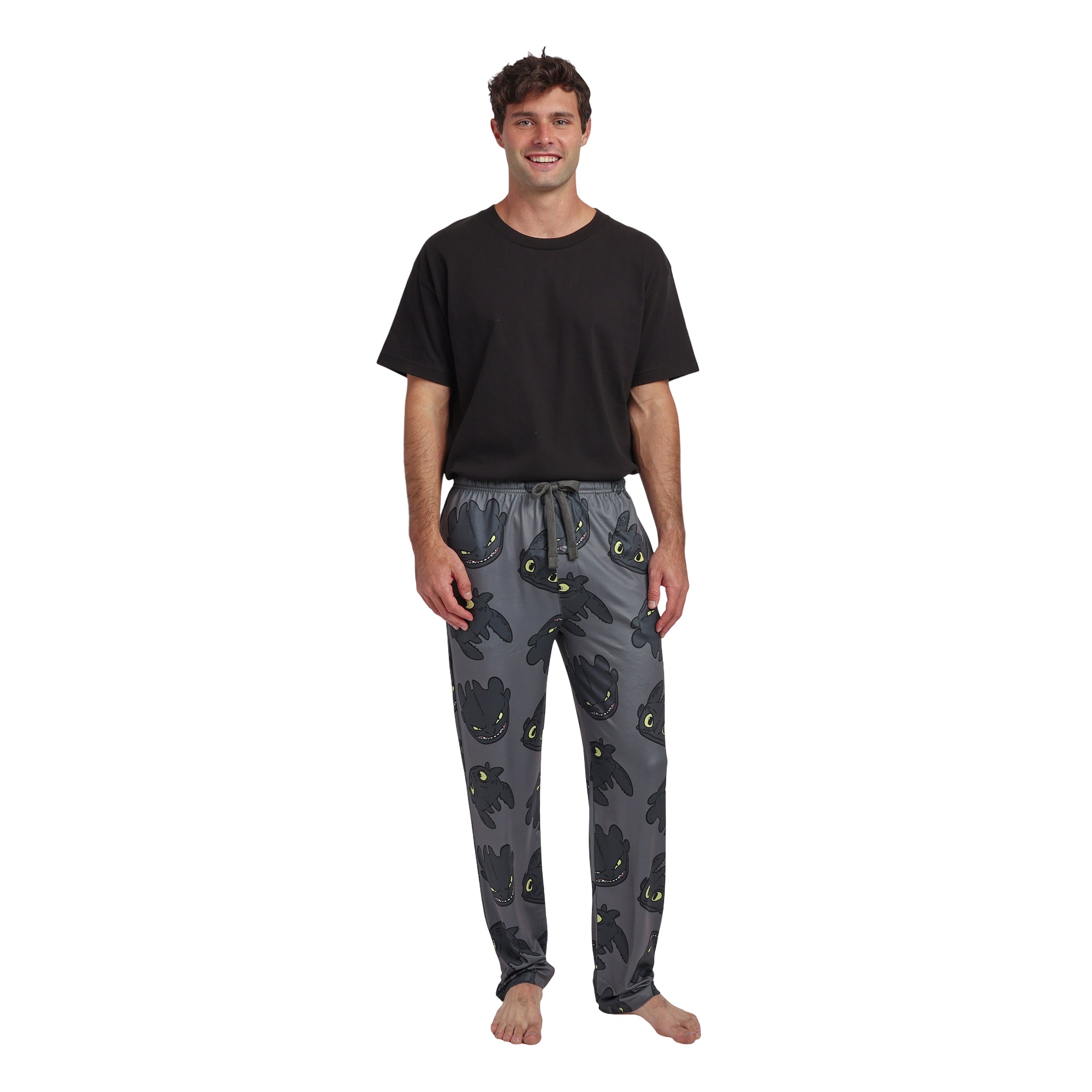 How To Train Your Dragon Toothless All-Over Print Men's Sleep Pajama Pants