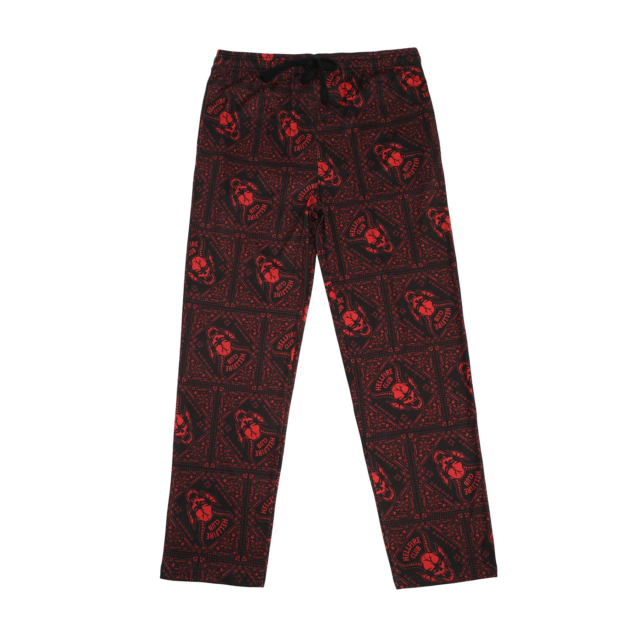 Stranger Things Hellfire Club Men's Sleep Pajama Pants