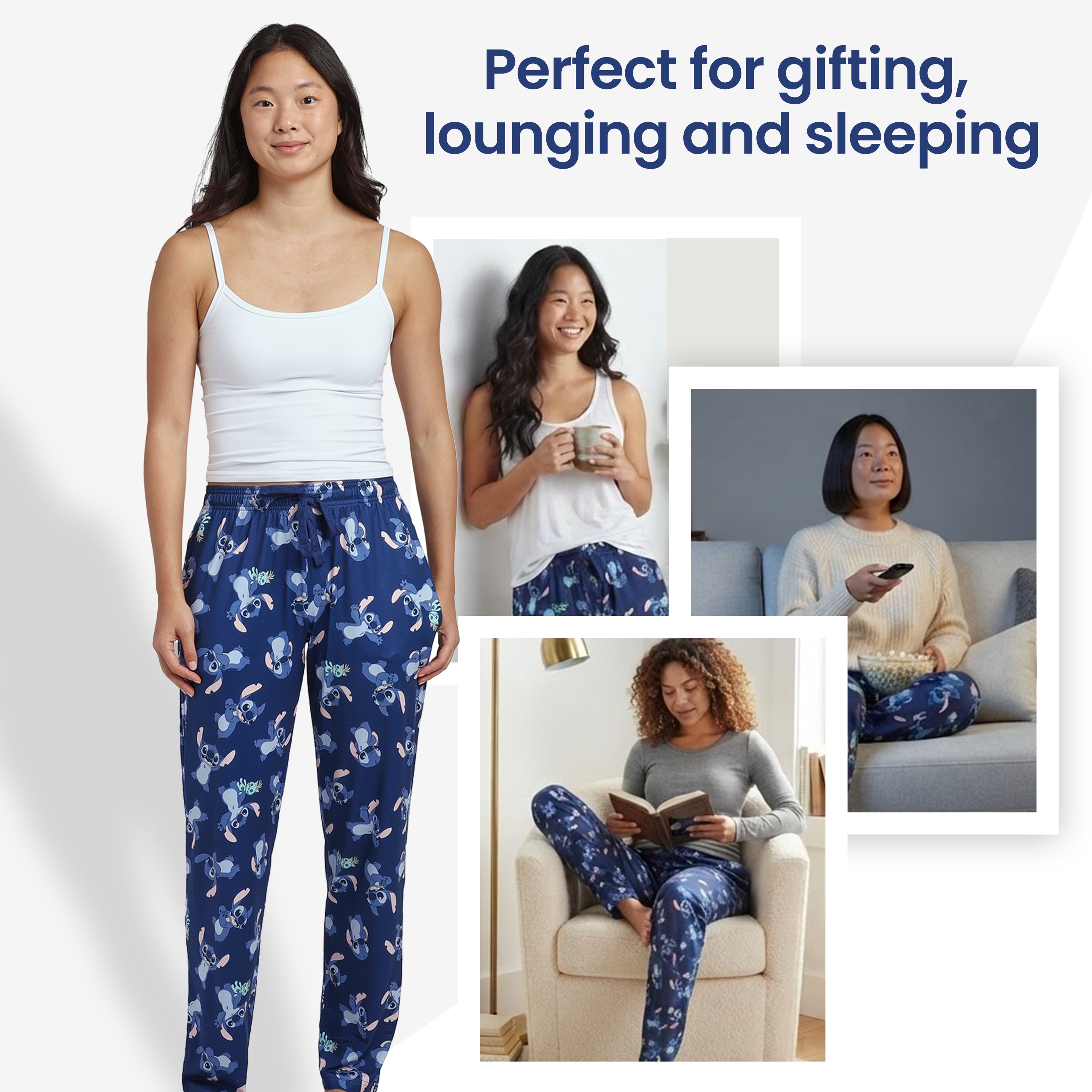 Disney's Lilo & Stitch All-Over Print Women's Sleep Pajama Pants