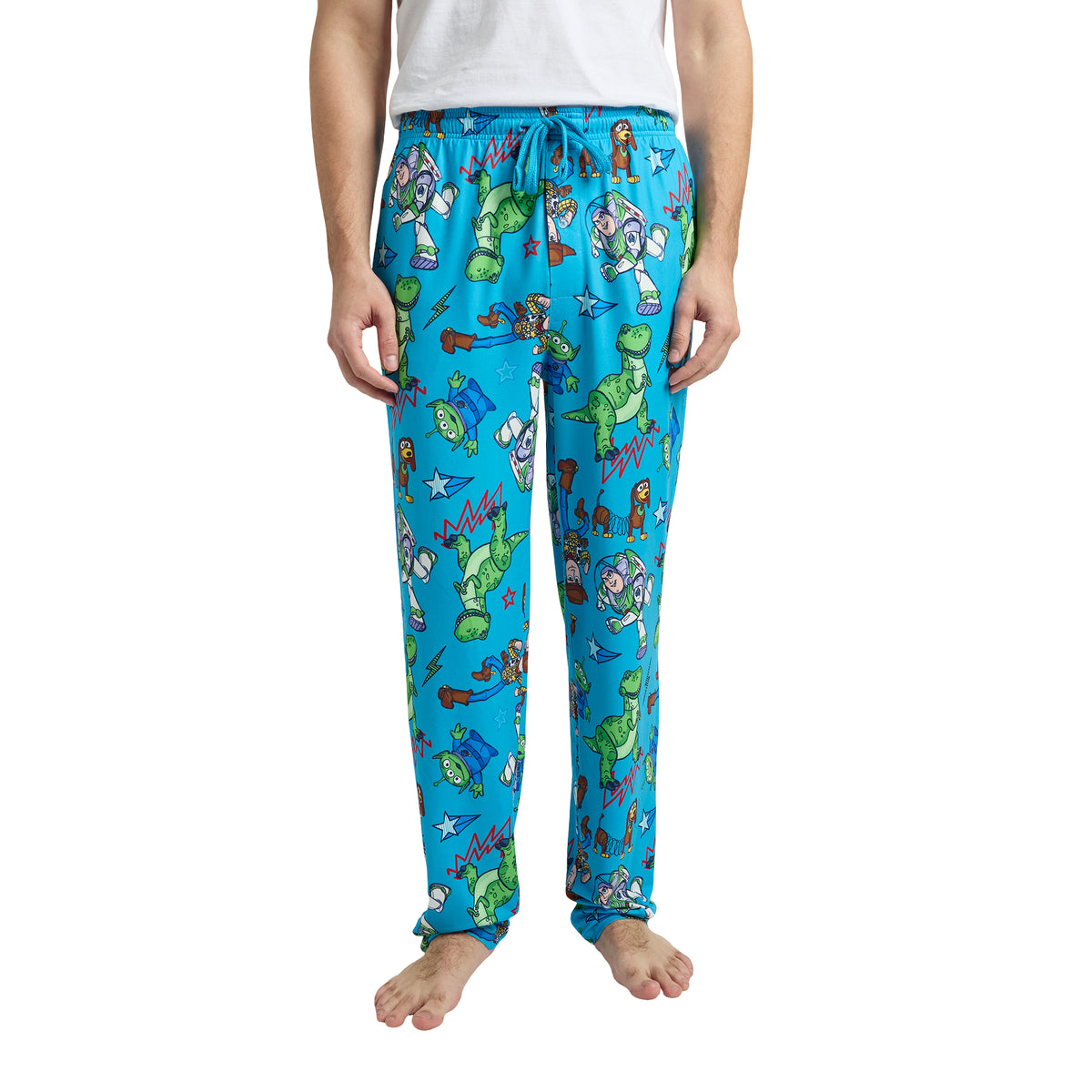 Toy Story Favorite Characters Men's All-Over Print Sleep Pajama Pants