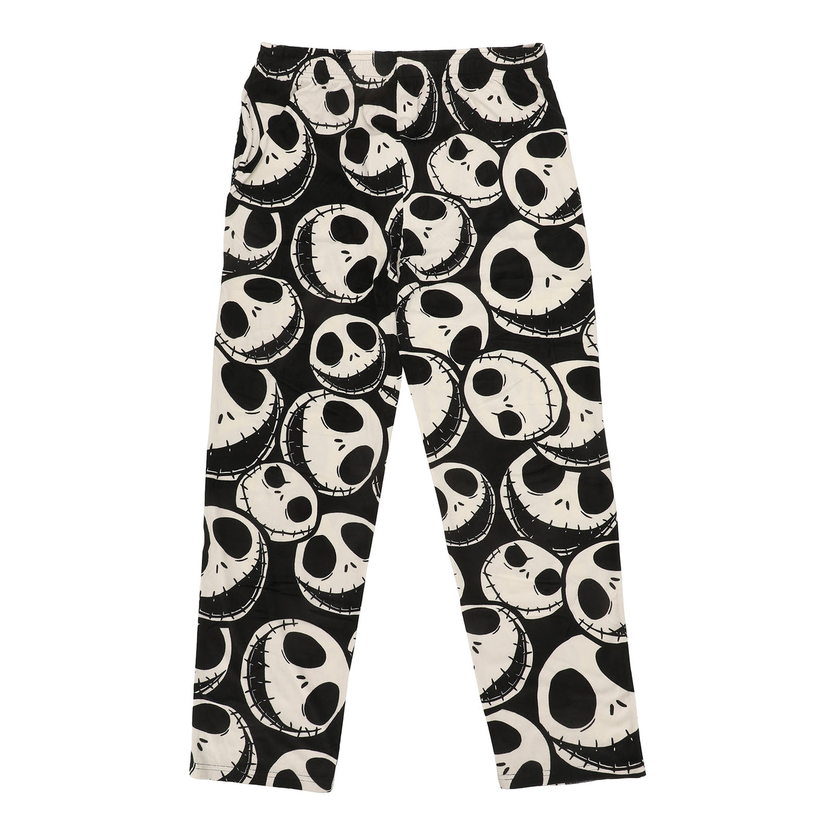 Nightmare Before Christmas Jack Skellington All-Over Print Lightweight Plush Minkey Fleece Men's Sleep Pajama Pants