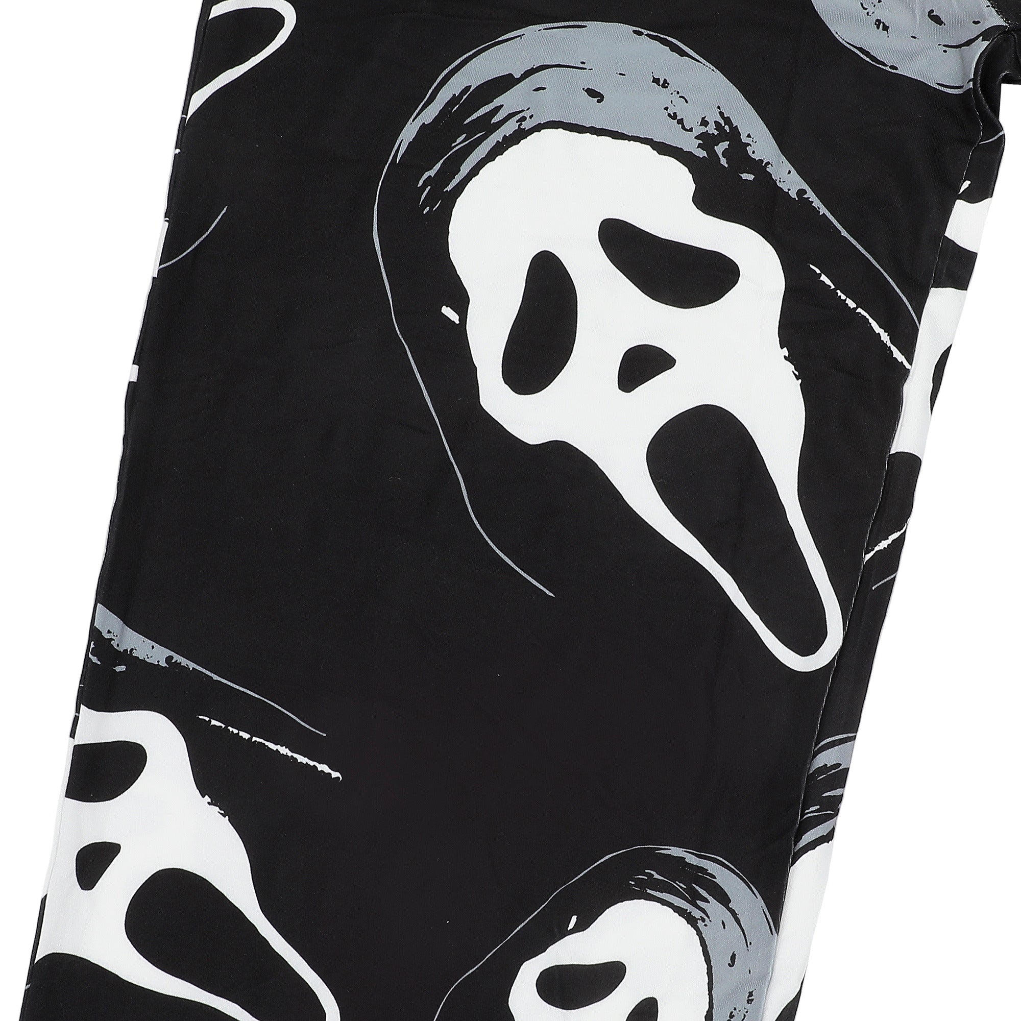 Ghostface All-Over Character Print Plush Minkey Fleece Men's Sleep Pajama Pants