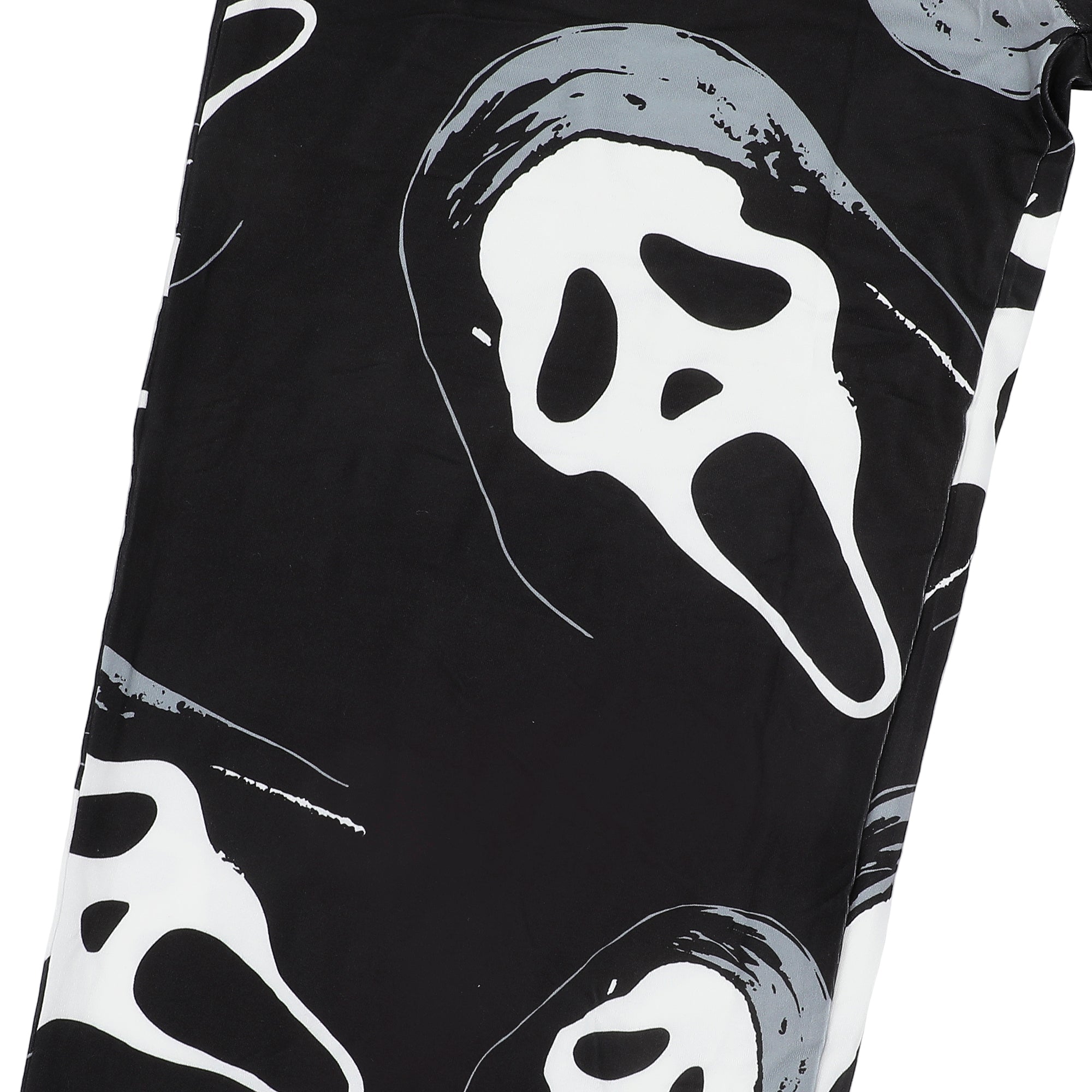 Ghostface All-Over Character Print Plush Minkey Fleece Men's Sleep Pajama Pants