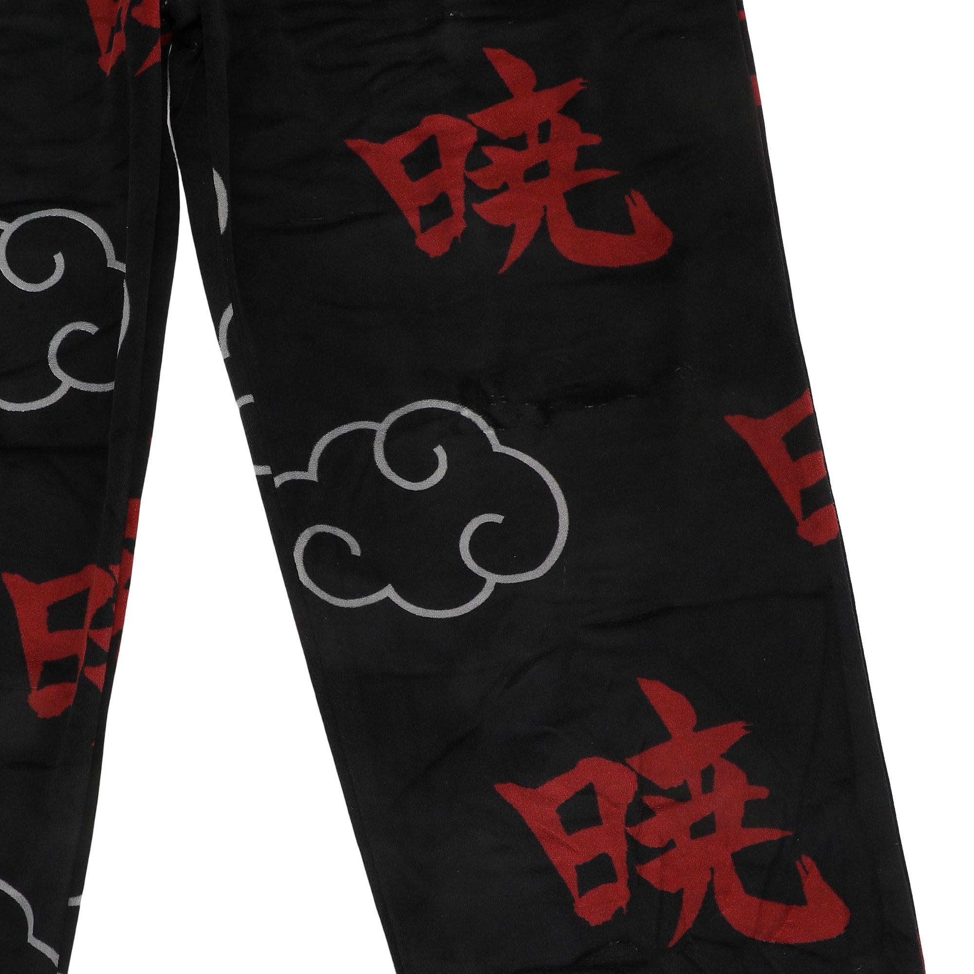 Naruto Shippuden All-Over Print Men's Lightweight Plush Minkey Fleece Sleep Pajama Pants