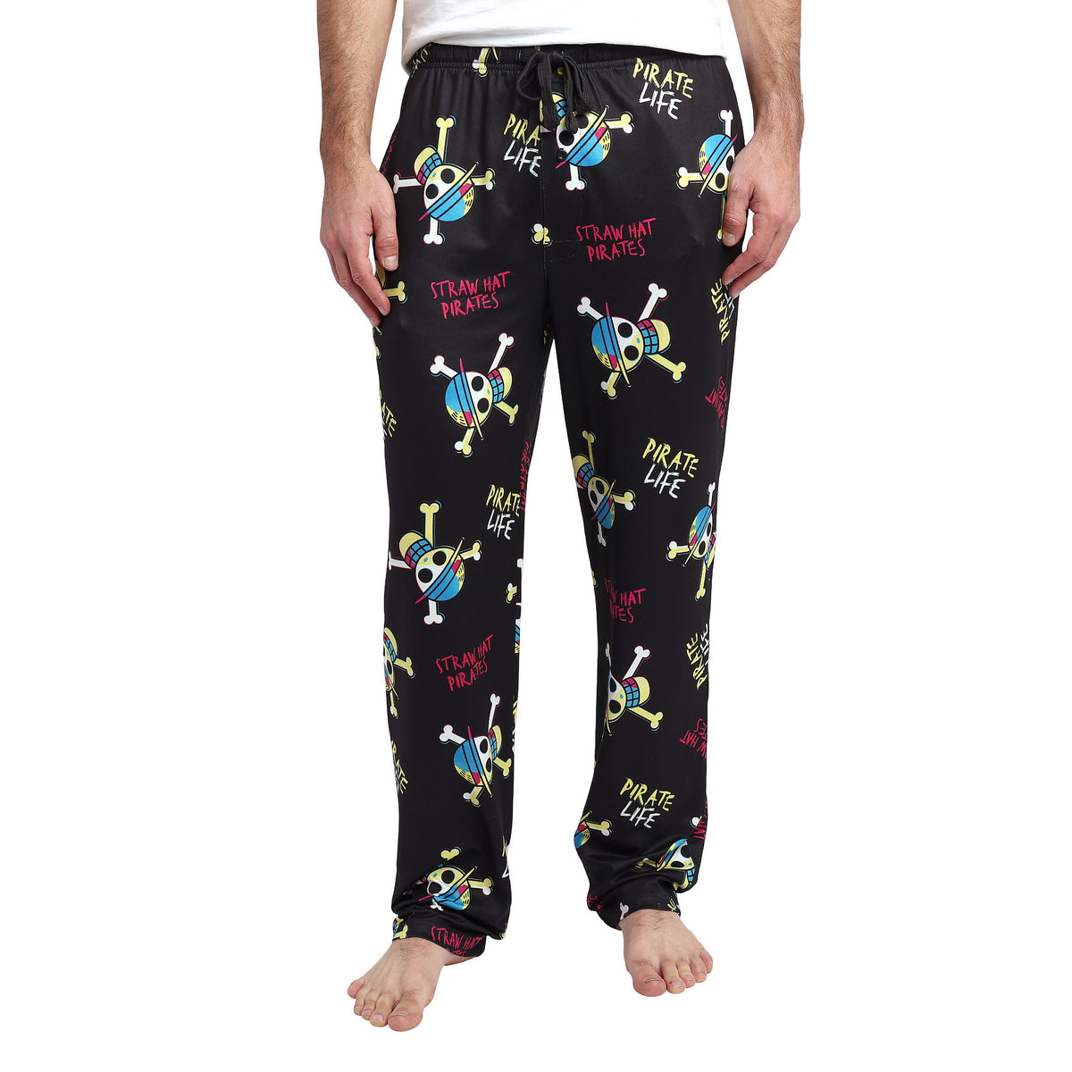 One Piece Manga All-Over Print Men's Sleep Pajama Pants