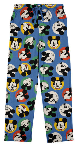 Mickey Mouse Classic All-Over Print Women's Lightweight Plush Fleece Sleep Pajama Pants
