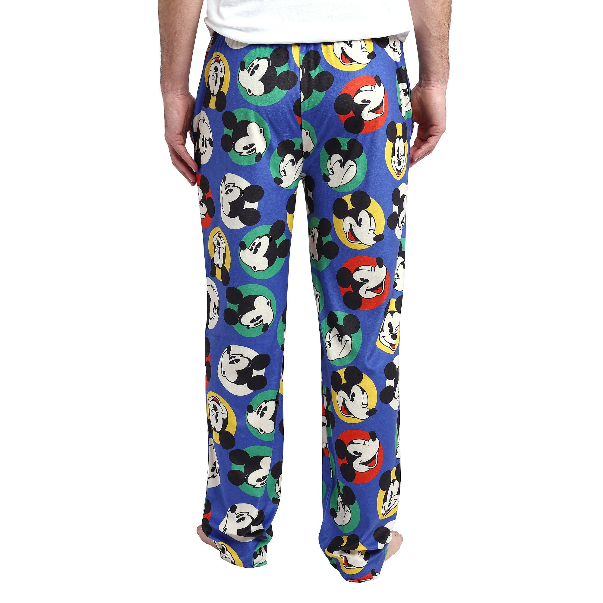 Mickey Mouse Classic All-Over Print Women's Lightweight Plush Minkey Fleece Sleep Pajama Pants