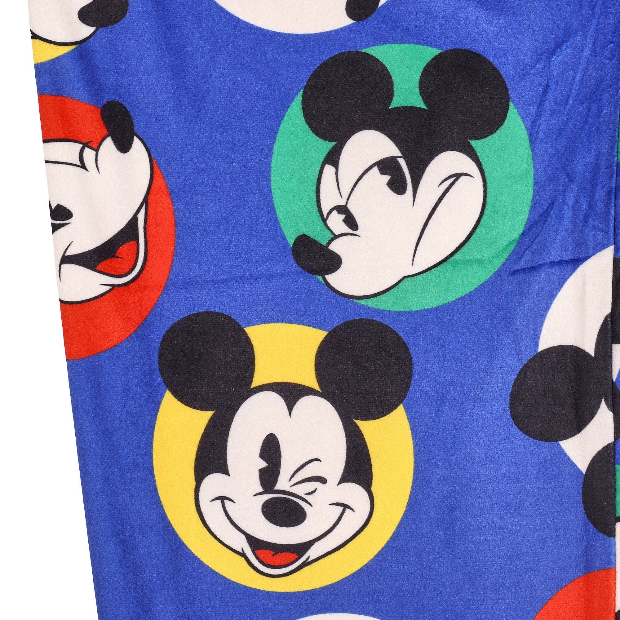 Mickey Mouse Classic All-Over Print Women's Lightweight Plush Minkey Fleece Sleep Pajama Pants