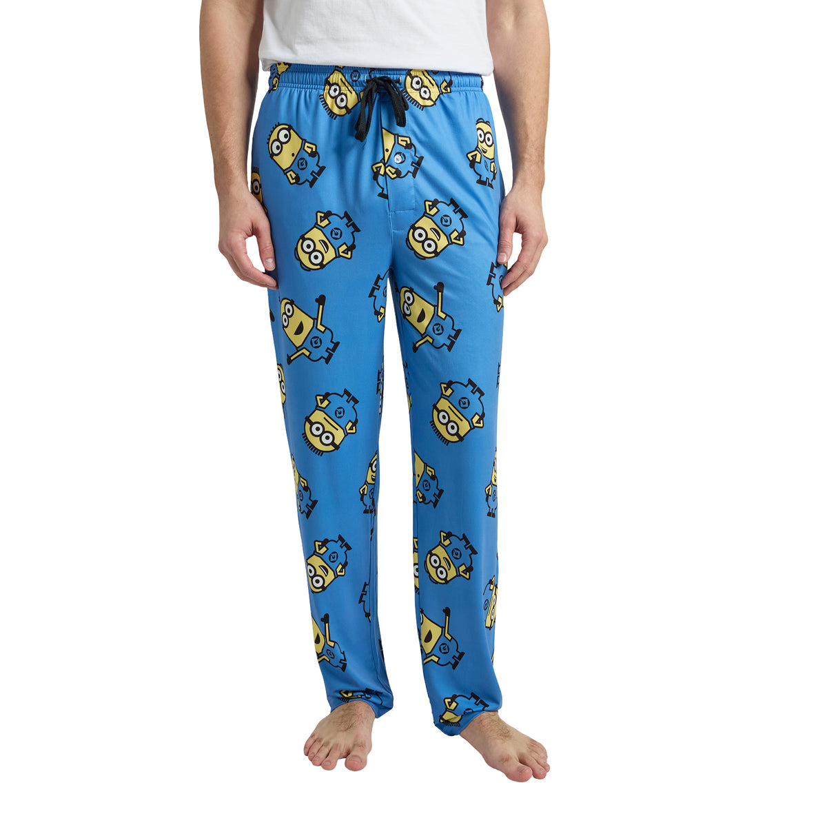 Minions All-Over Character Print Men's Sleep Pajama Pants