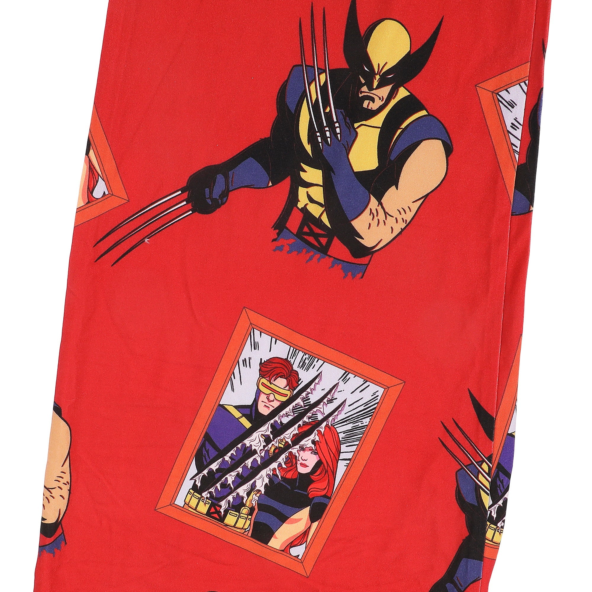 X-Men '97 Wolverine All-Over Character Print Men's Sleep Pajama Pants