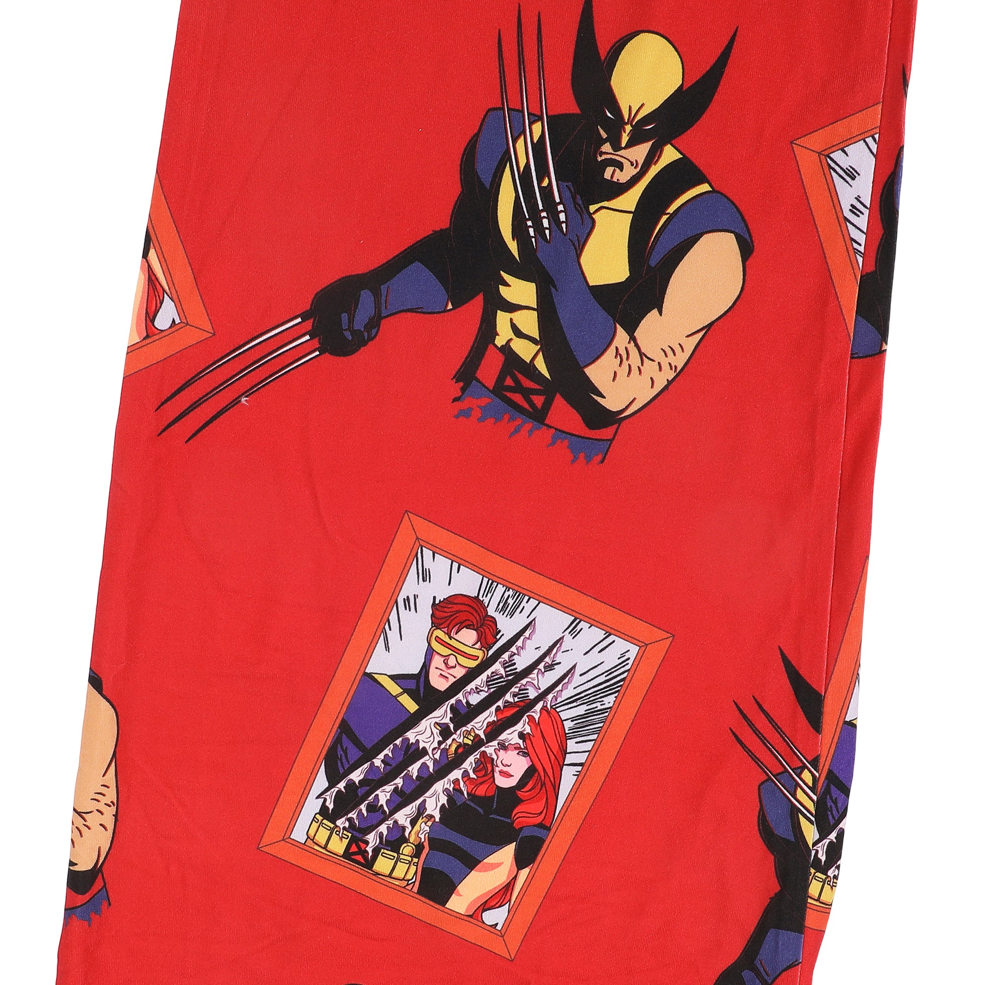 X-Men '97 Wolverine All-Over Character Print Men's Sleep Pajama Pants
