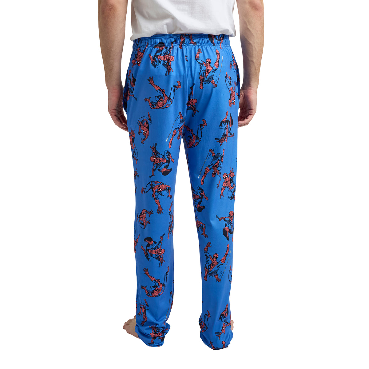 Spider-Man All-Over Character Print Men's Sleep Pajama Pants