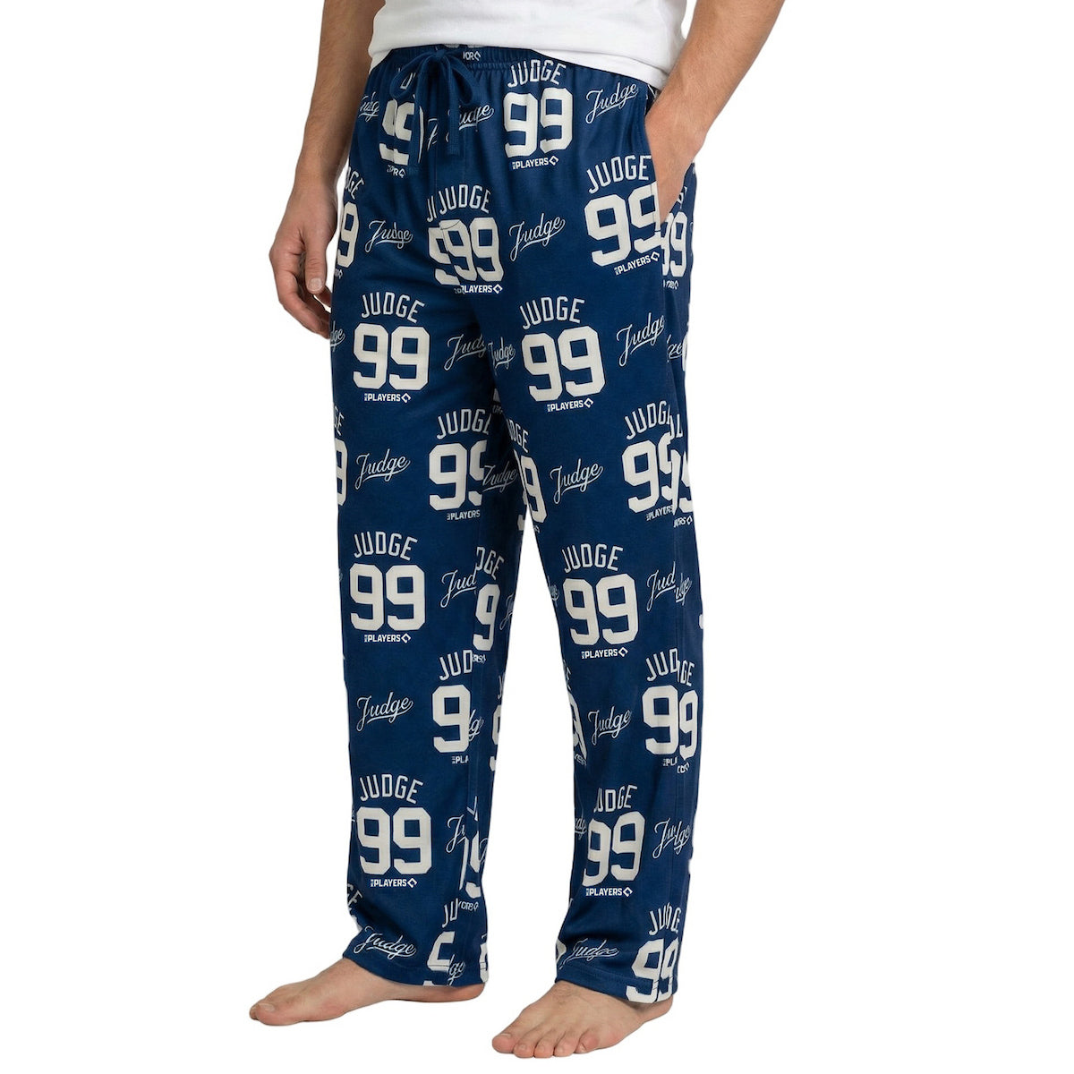 MLBPA Aaron Judge Judge 99 Men's Blue Sleep Pajama Pants