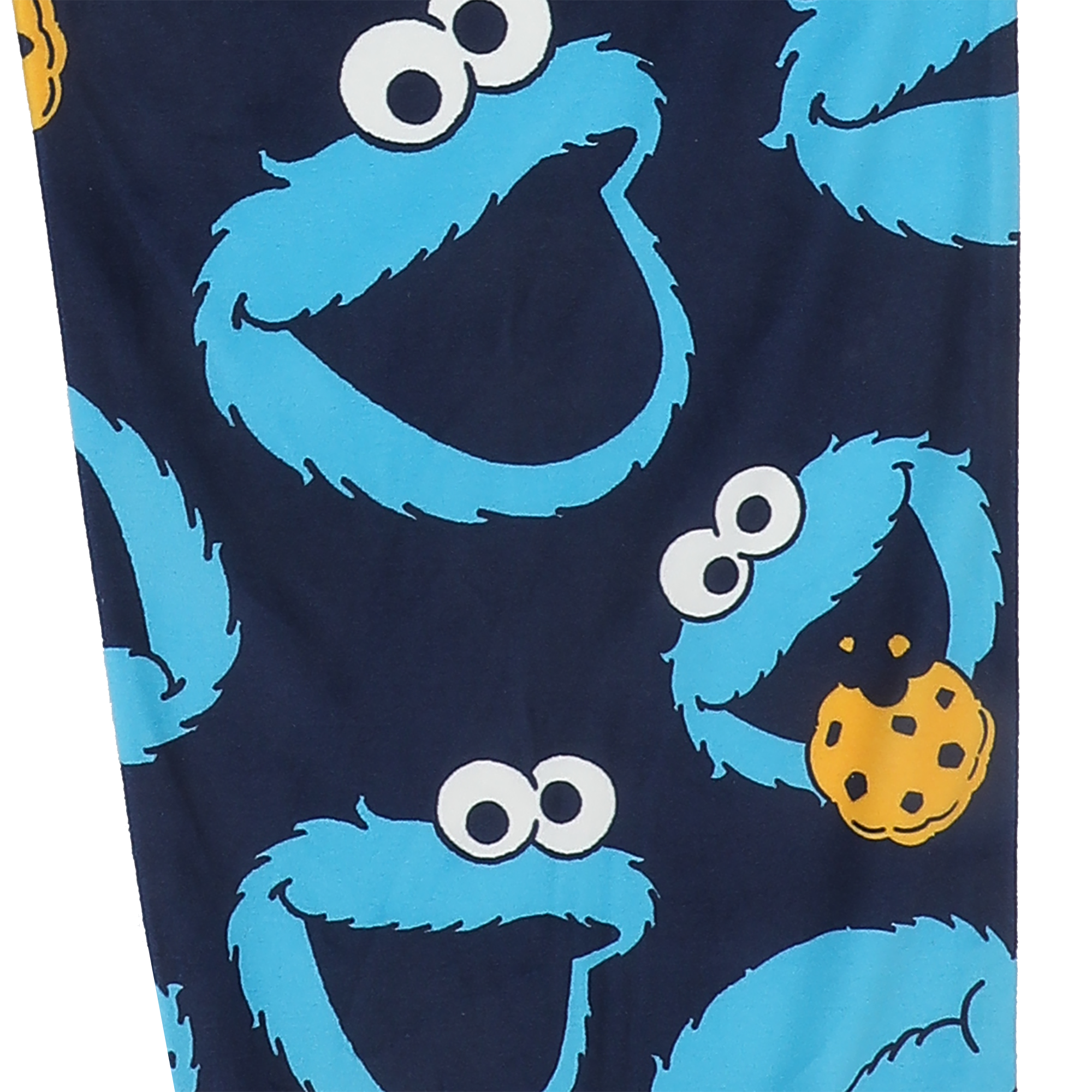 Sesame Street Cookie Monster All-Over Print Men’s Navy Sleep Pajama Pants