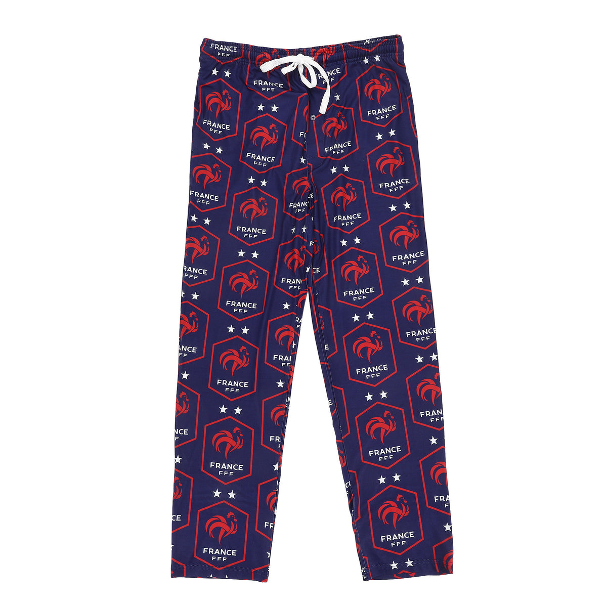France Soccer Federation Shield Pajama Pants for Men