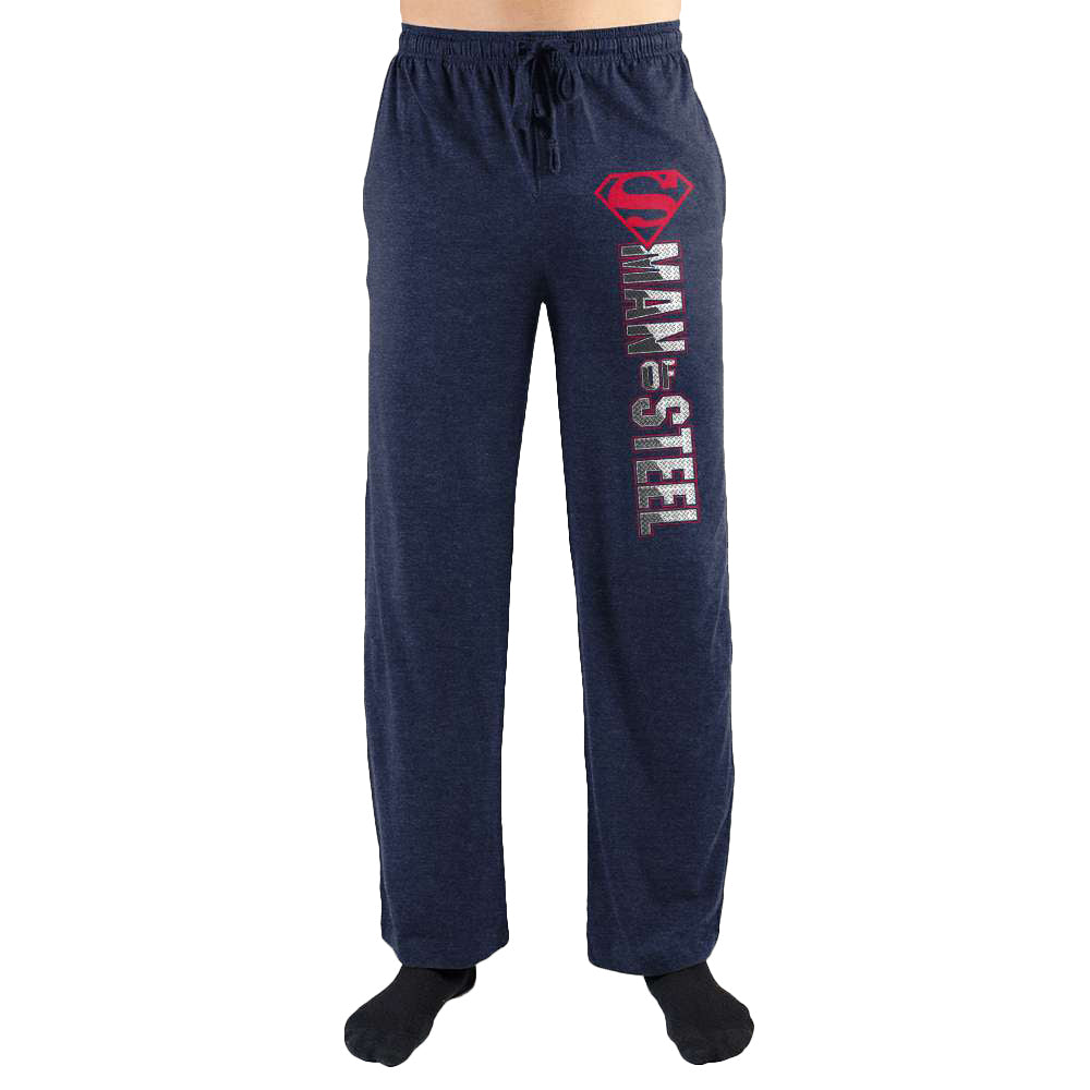 American Superman Man Of Steel Symbol Print Men's Loungewear Lounge Pants