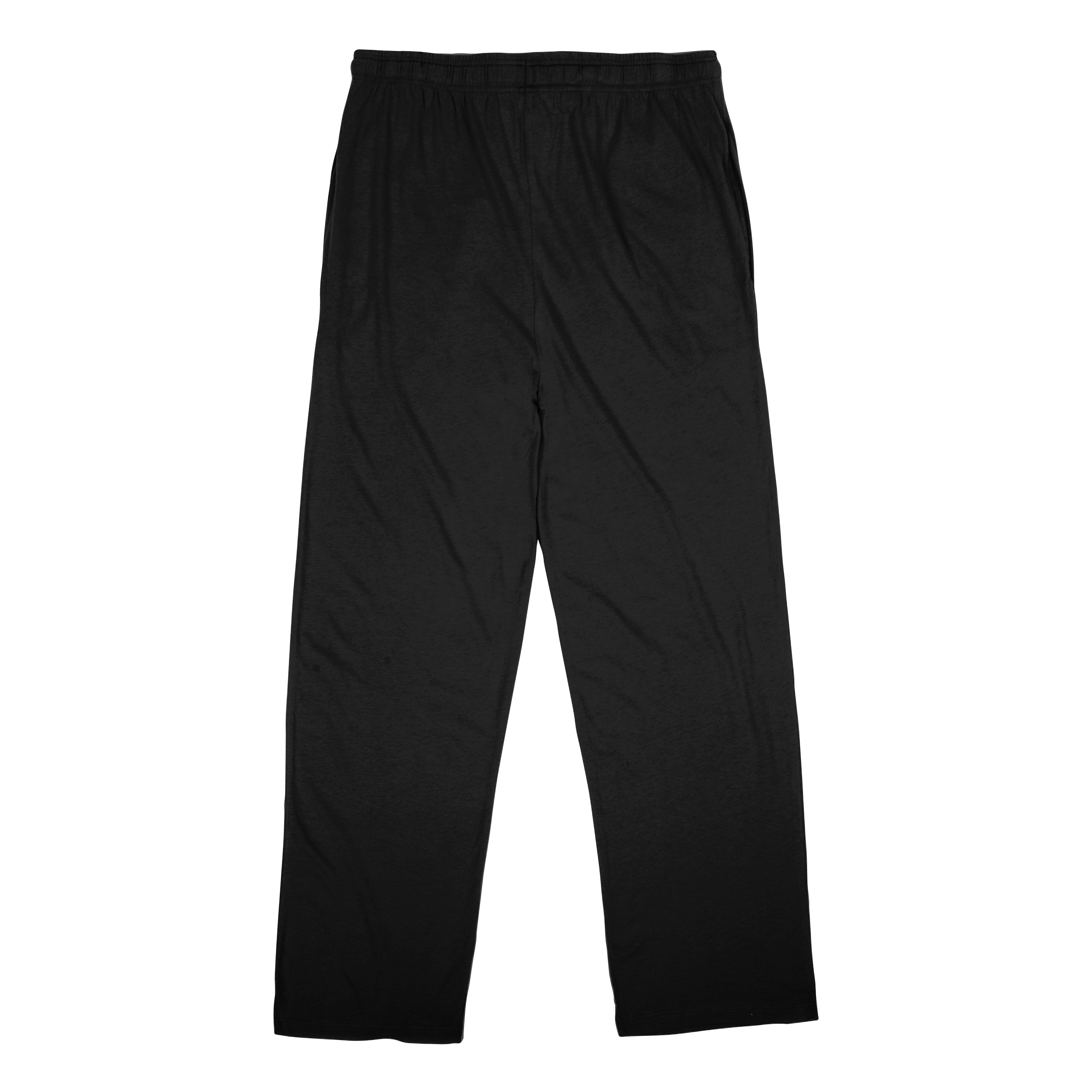 Beetlejuice Say It 3 Times Men's Black Sleep Pajama Pants