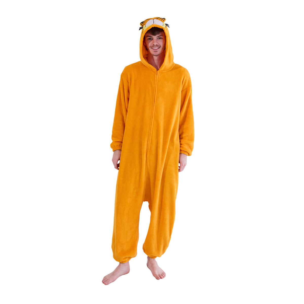 Garfield Men's Onesie Costume Kigurumi With Hood