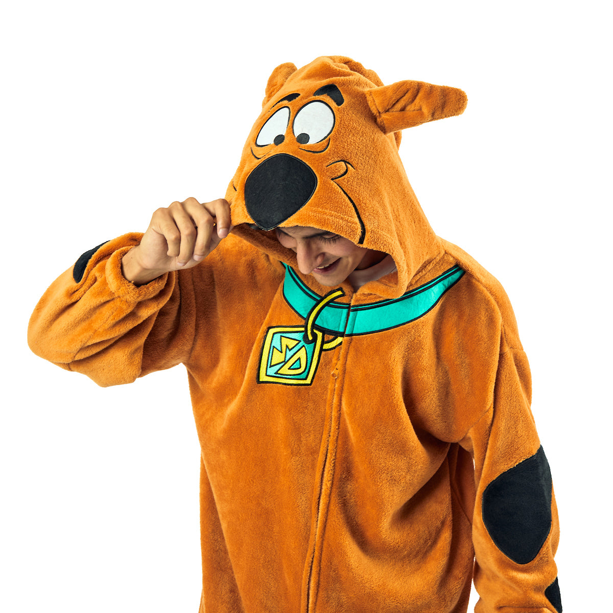 Scooby Doo Adult Onesie Costume Kigurumi Union Suit With Hood