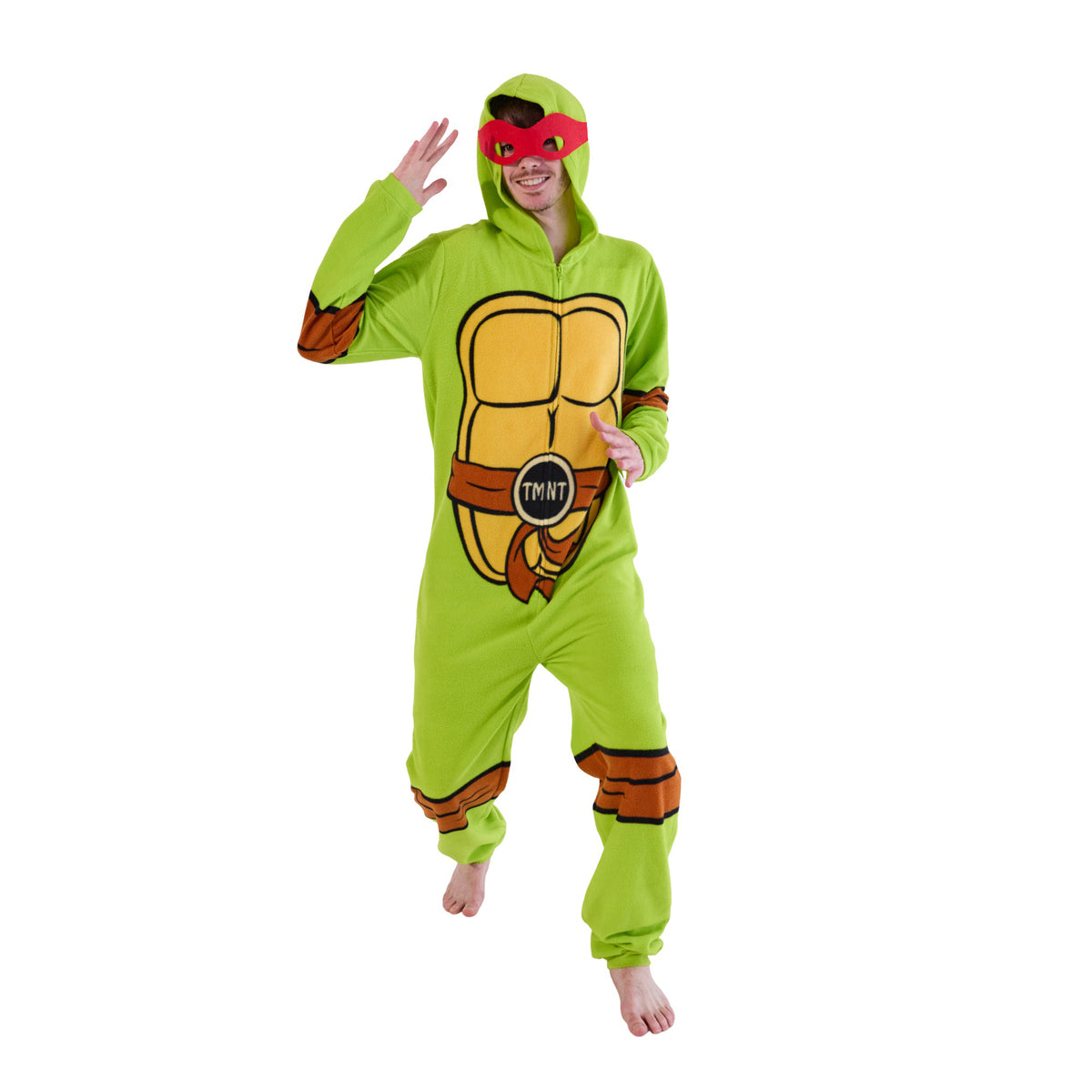 TMNT Teenage Mutant Ninja Turtles Hooded Cosplay Onesie Costume Union Suit