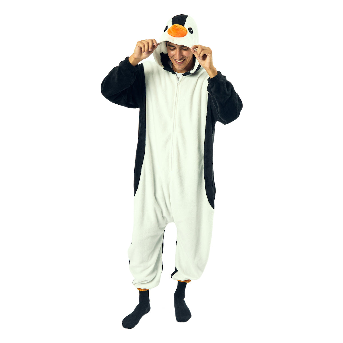 Penguin Adult Hooded Kigurumi Onesie Costume Union Suit