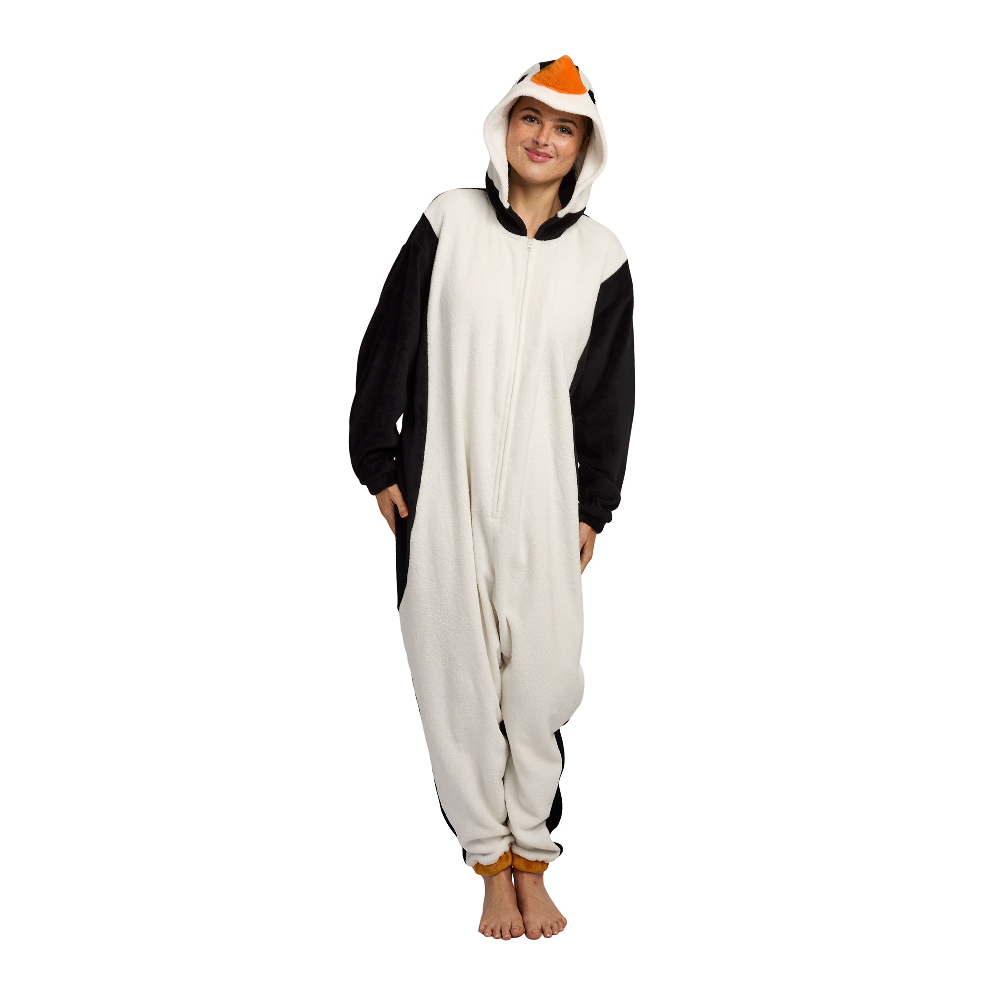 Penguin Adult Hooded Kigurumi Onesie Costume Union Suit