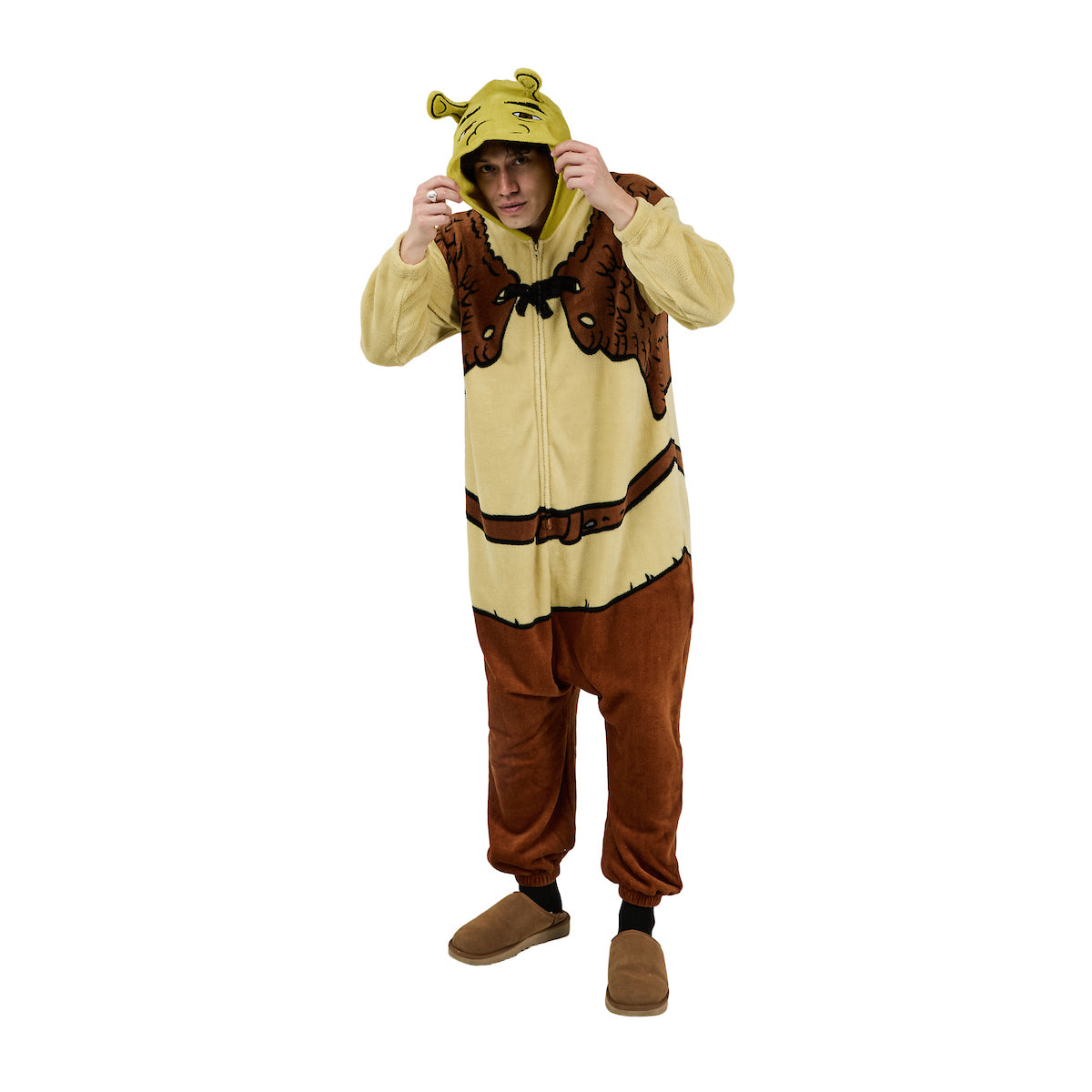 Shrek Men's Hooded Kigurumi Onesie Costume