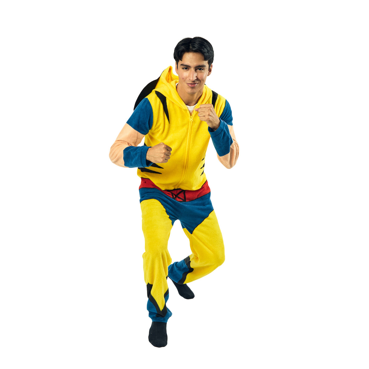 X-Men Wolverine Onesie Costume Union Suit With Hood