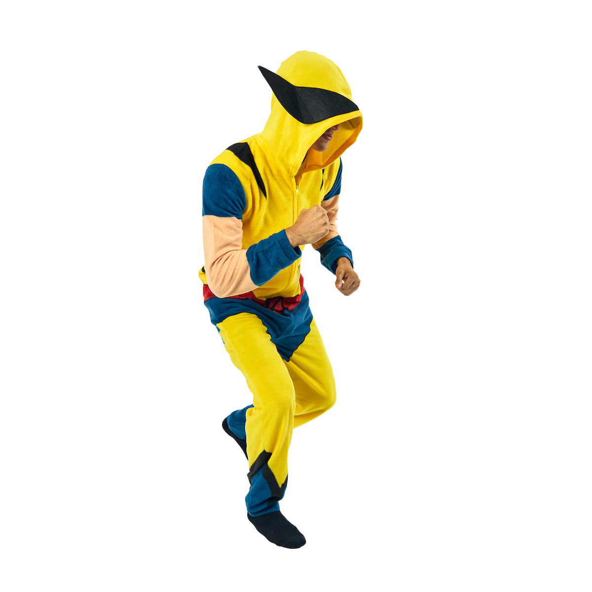 X-Men Wolverine Onesie Costume Union Suit With Hood