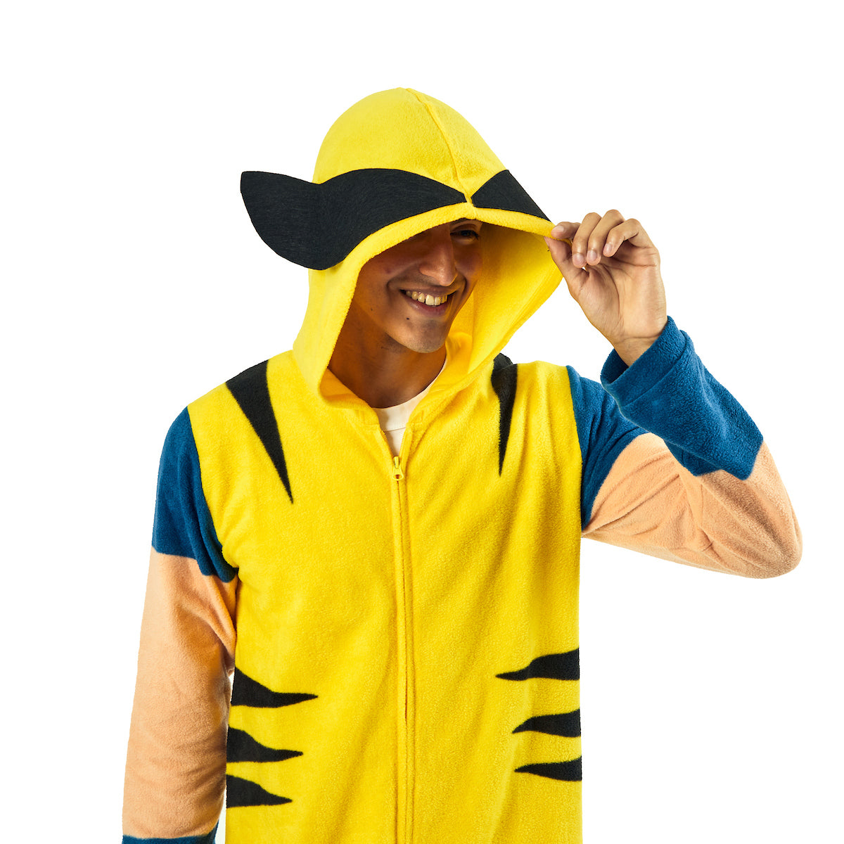 X-Men Wolverine Onesie Costume Union Suit With Hood