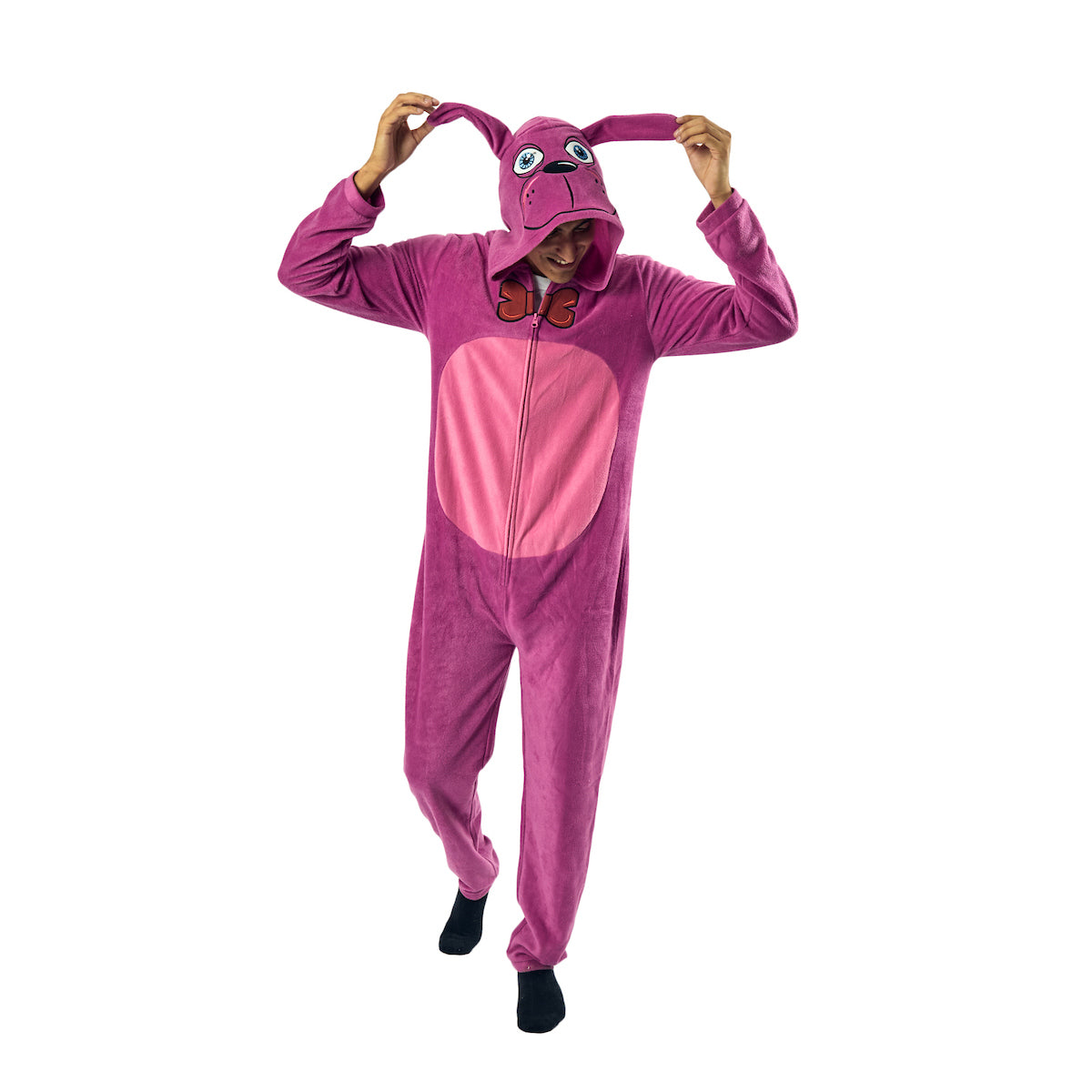 Five Nights At Freddy's Bonnie Adult Hooded Onesie Costume Union Suit