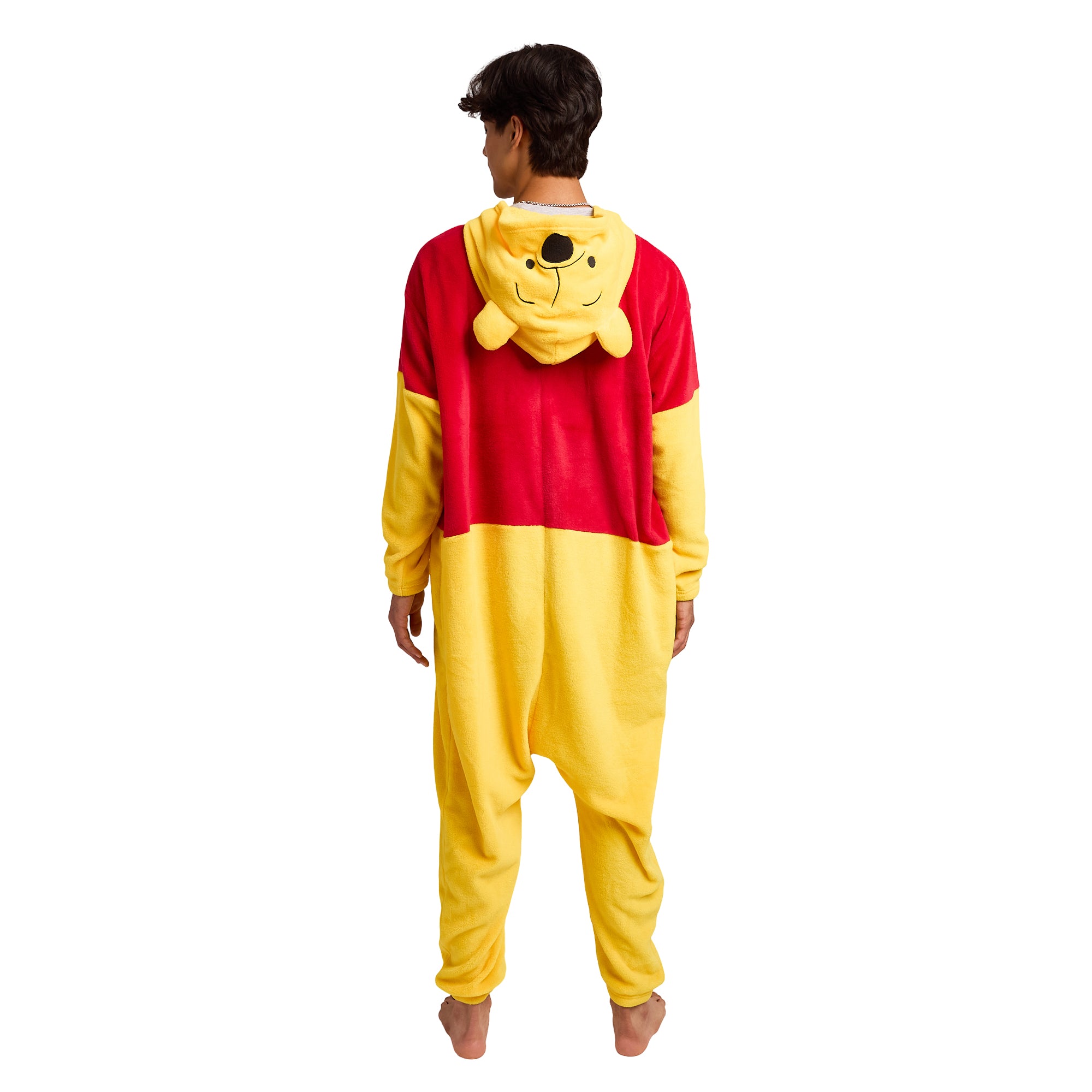 Winnie The Pooh Adult Long Sleeve Hooded Kigurumi Cosplay Onesie Costume Suit