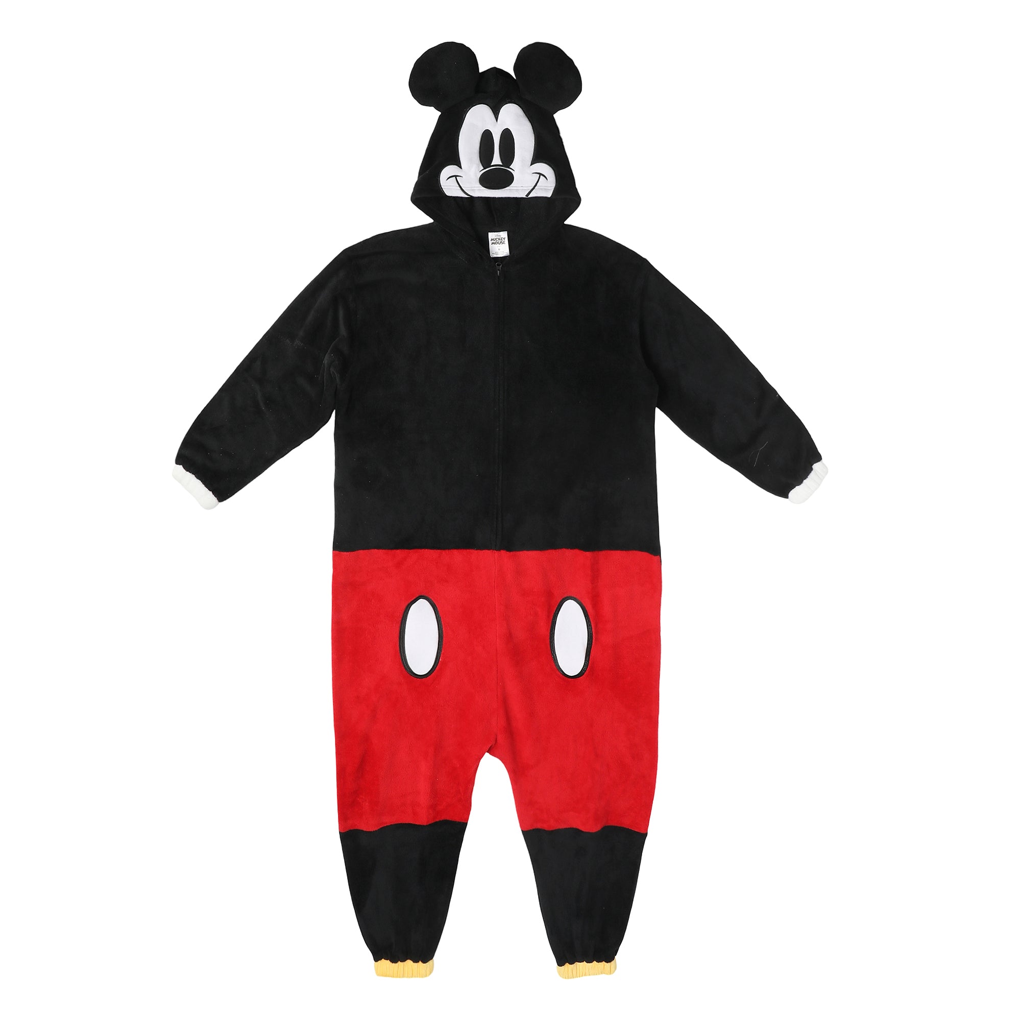 Disney Mickey Mouse Adult Long Sleeve Hooded Kigurumi Onesie Costume Cosplay Suit