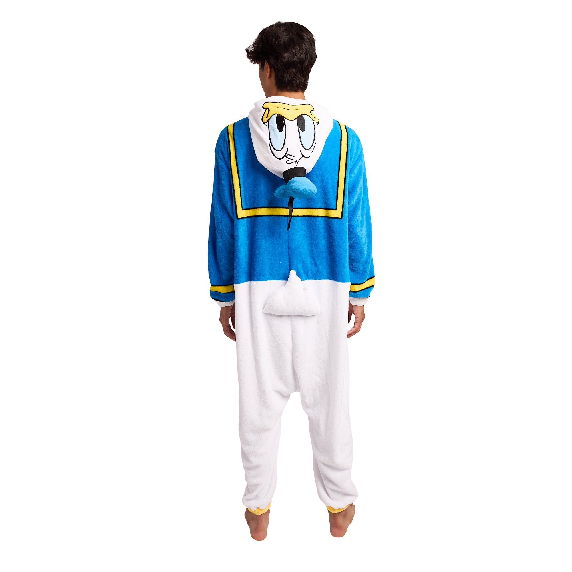 Disney Donald Duck Adult Long Sleeve Hooded Kirgumi Onesie Costume Cosplay Suit