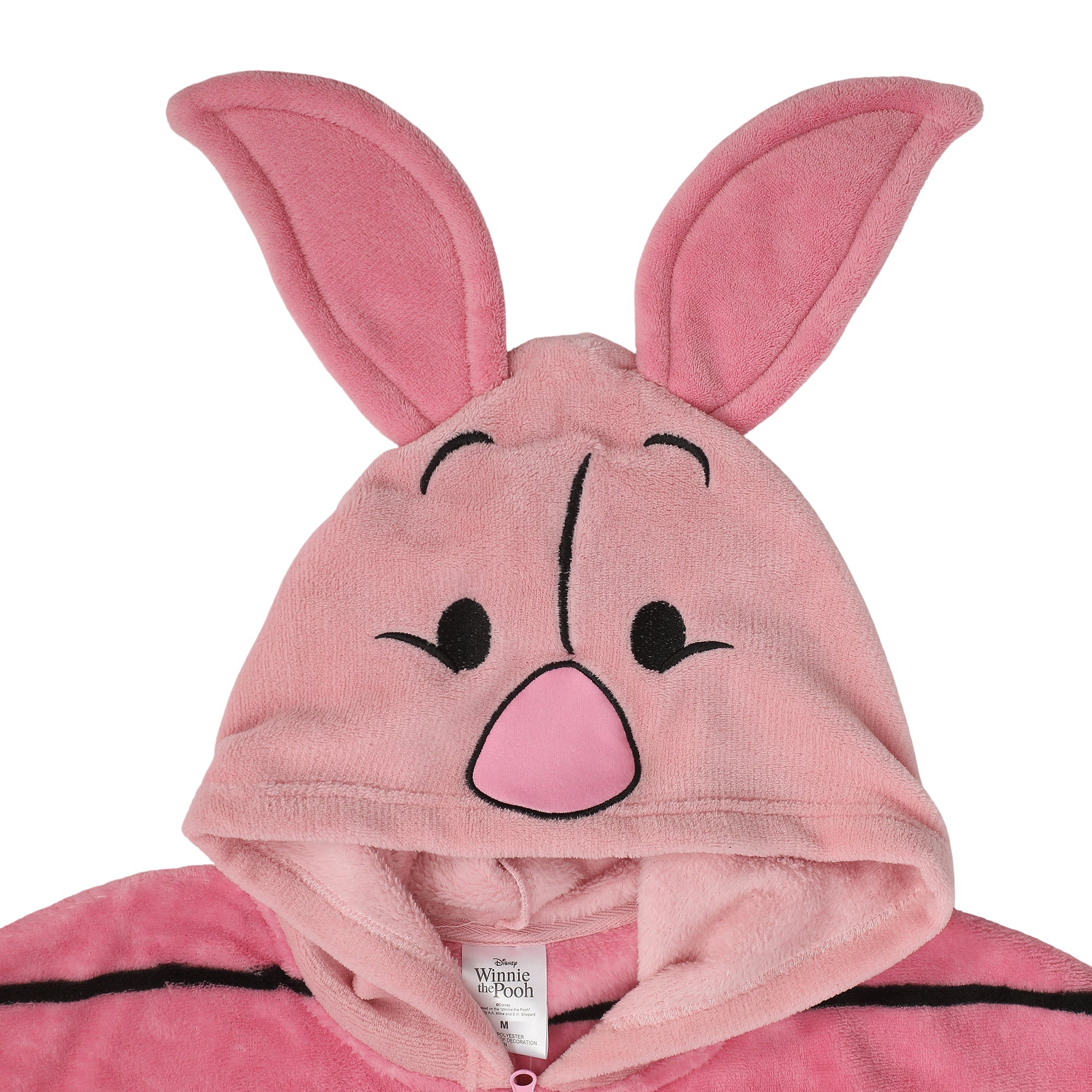 Winnie The Pooh Piglet Adult Long Sleeve Hooded Kigurumi Onesie Costume Cosplay Suit