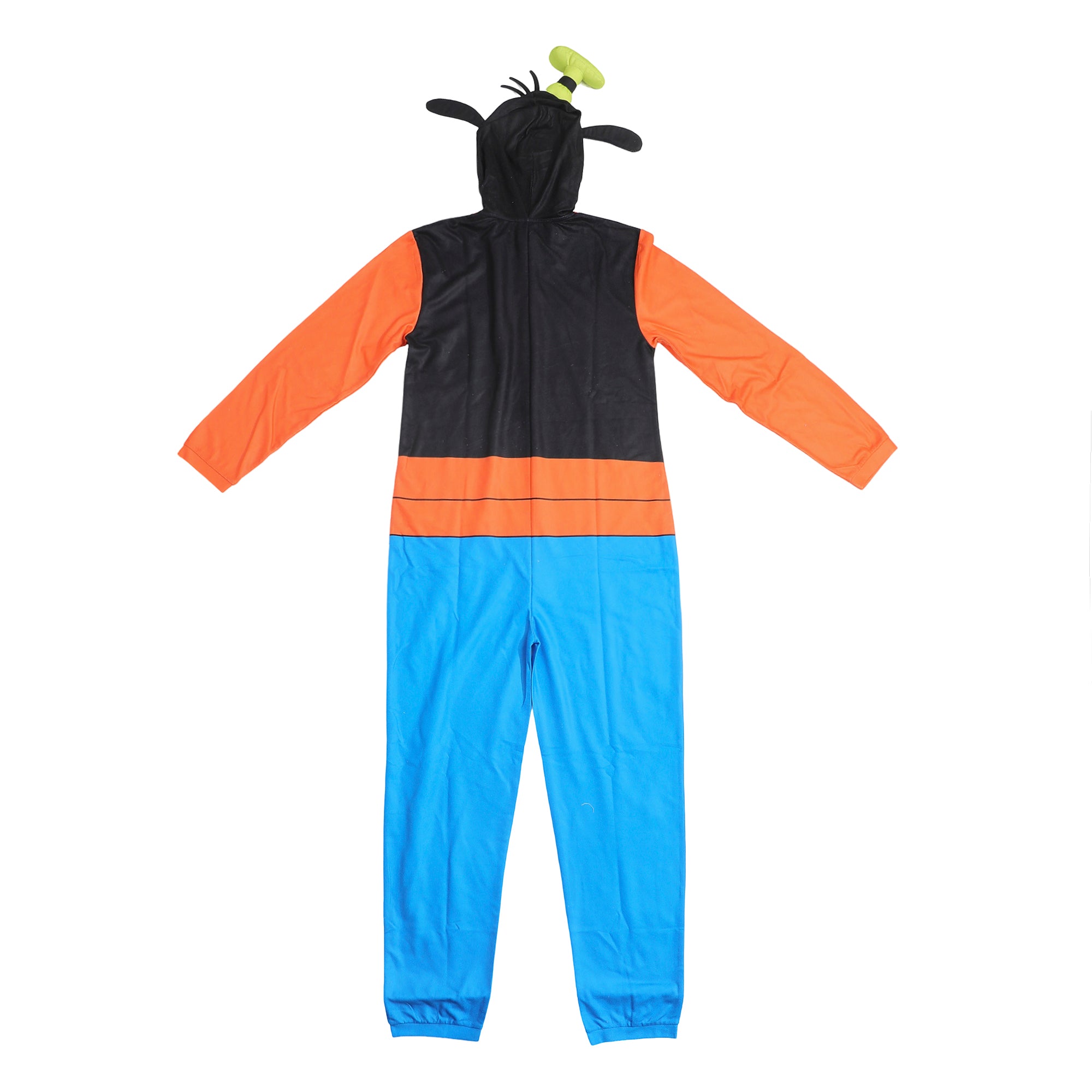 Disney Goofy Adult Long Sleeve Hooded Cosplay Onesie Costume Union Suit