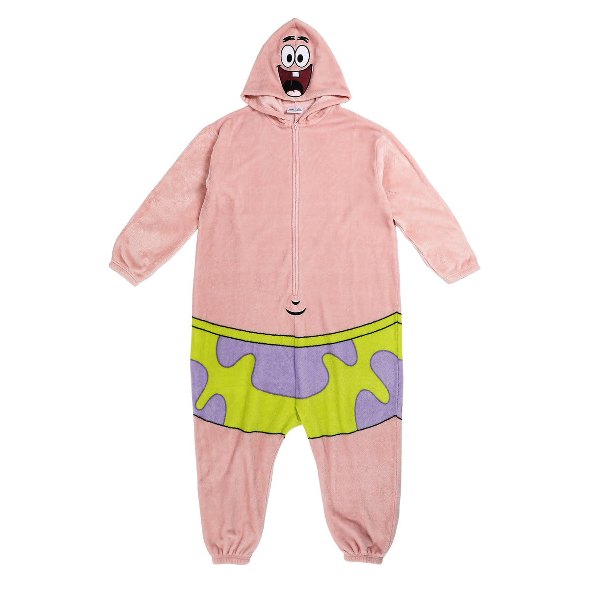 Spongebob Squarepants Patrick Star Adult Long Sleeve Hooded Kigurumi Cosplay Suit