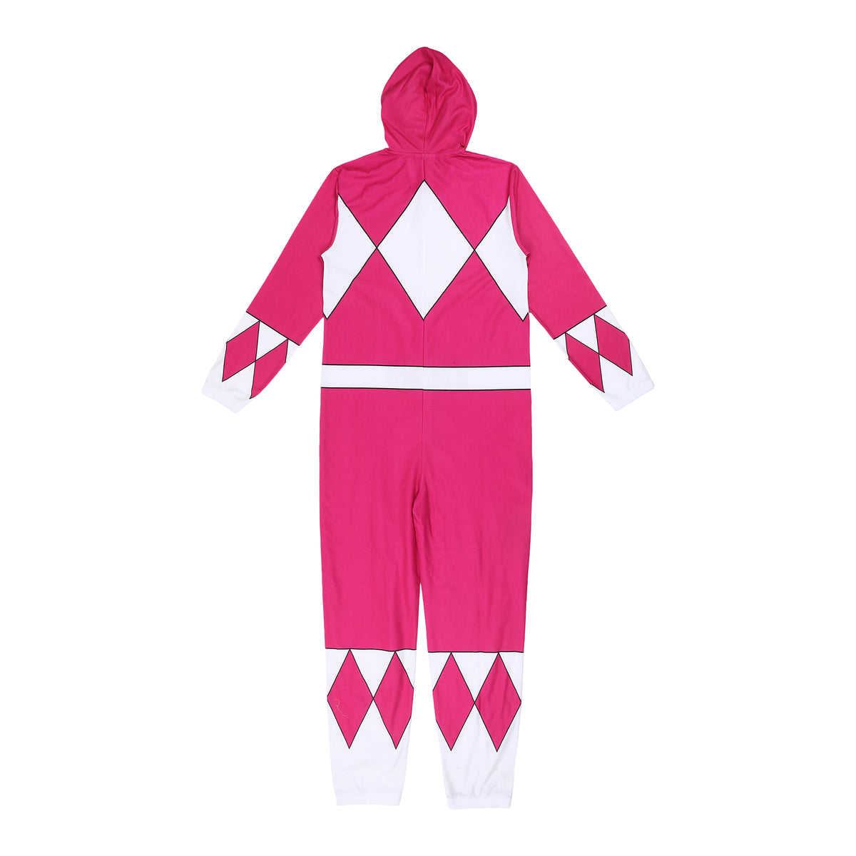 Power Rangers Pink Ranger Adult Long Sleeve Hooded Cosplay Union Suit
