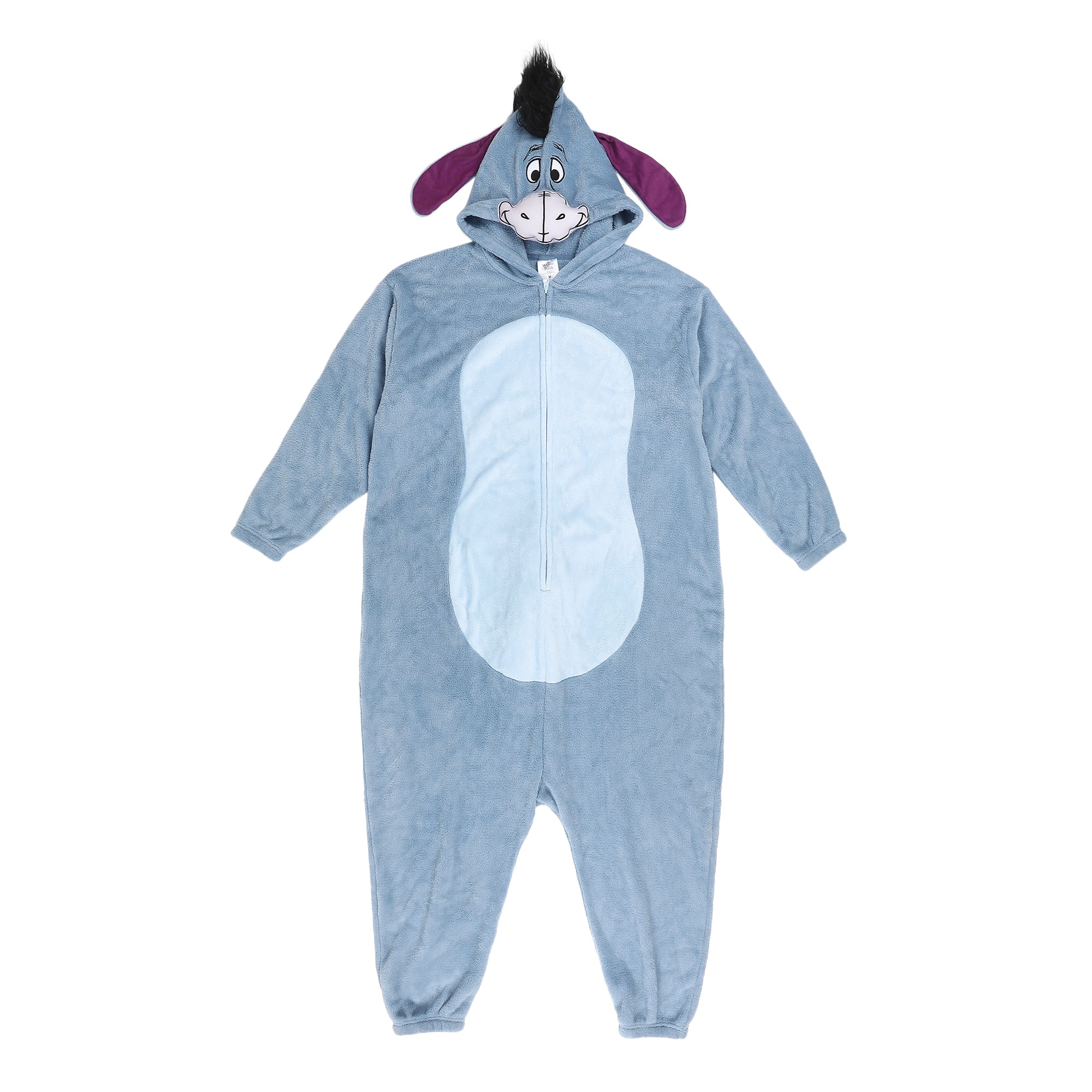 Winnie The Pooh Eeyore Adult Long Sleeve Hooded Kigurumi Cosplay Suit