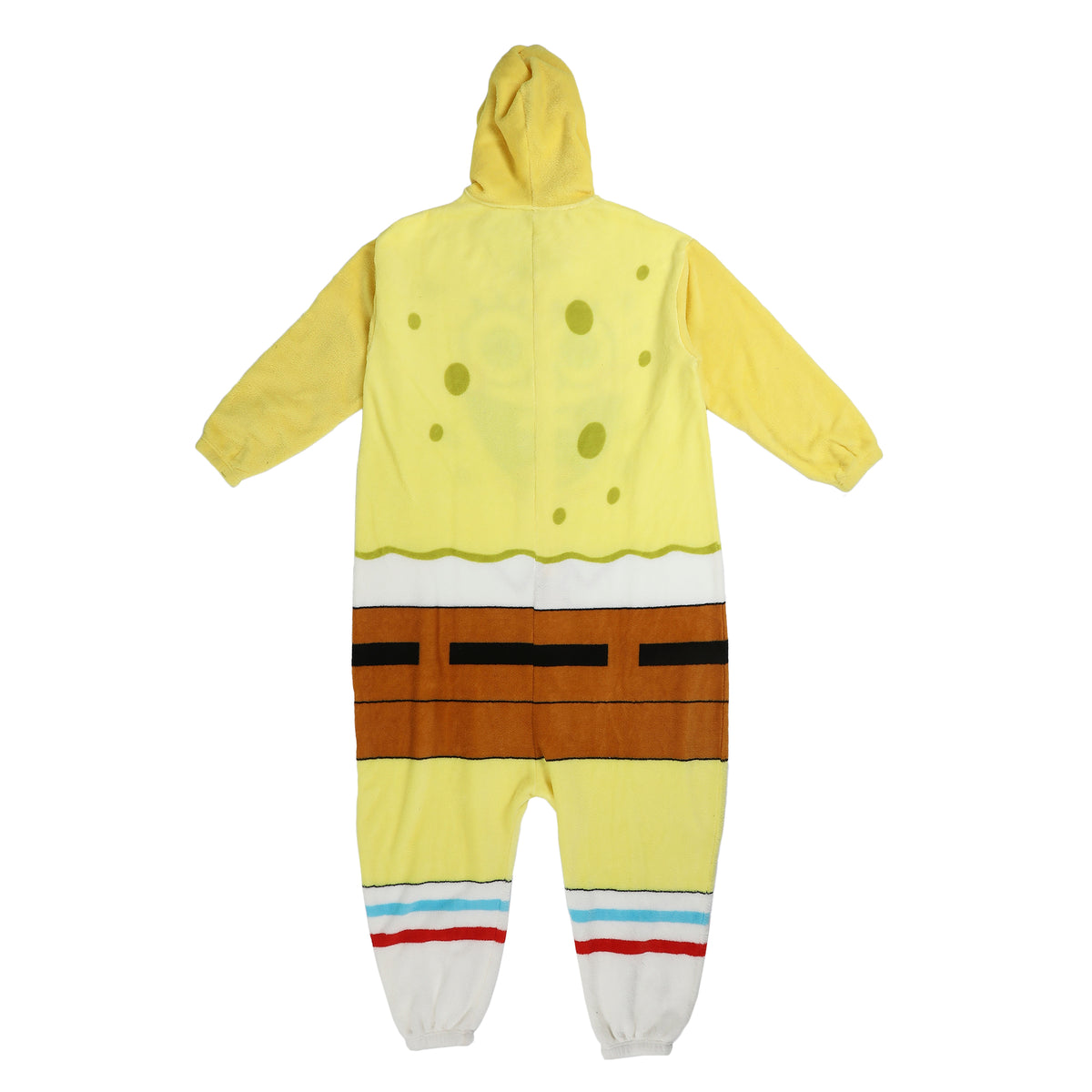 Spongebob Squarepants Adult Long Sleeve Hooded Kigurumi Cosplay Suit