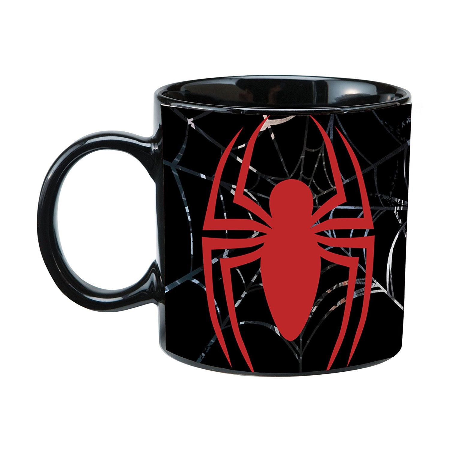 Vandor Marvel Spider-Man 20 Oz Ceramic Heat Reactive Color Changing Mug