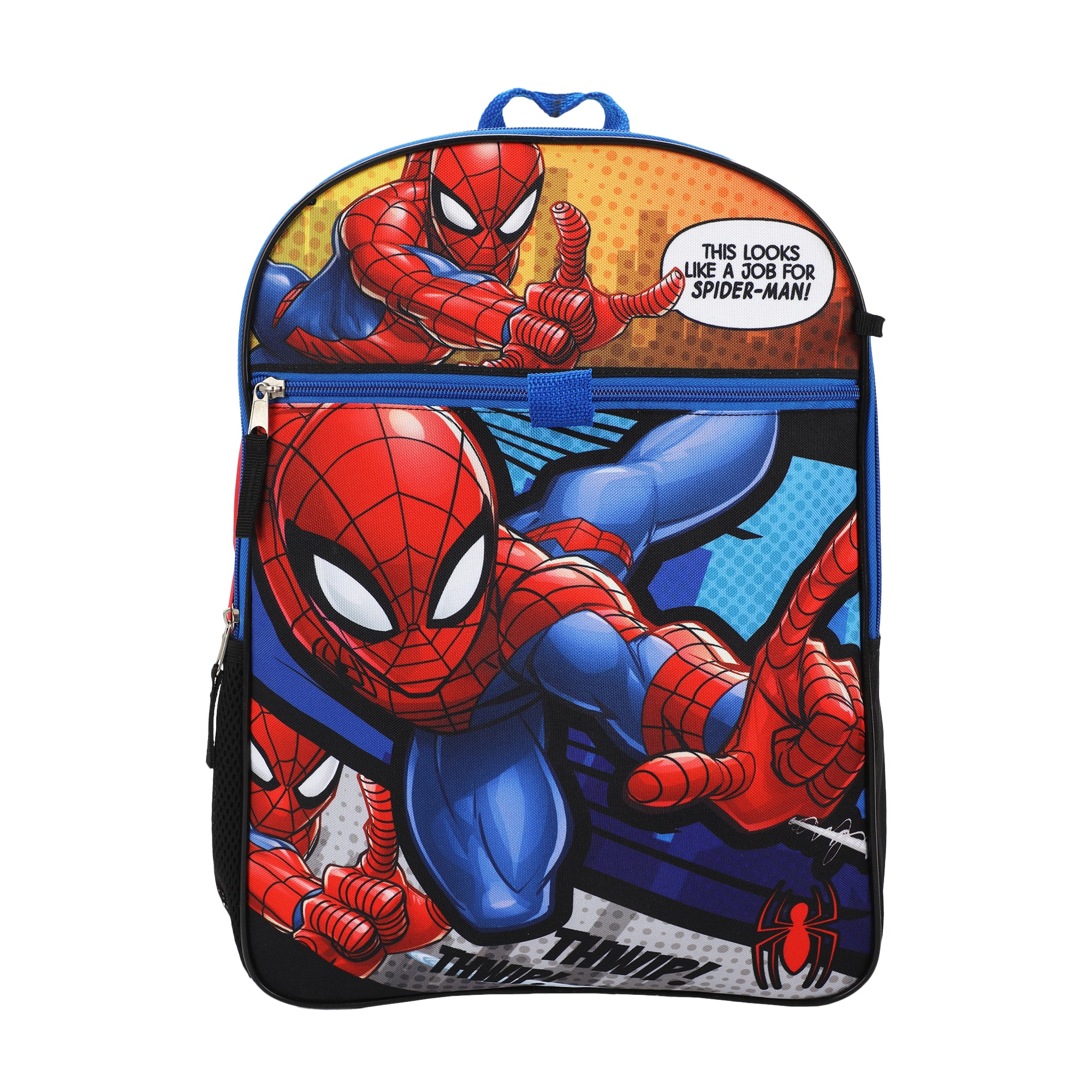 Marvel Spiderman Backpack Accessories 5 Piece Value Set for Boys
