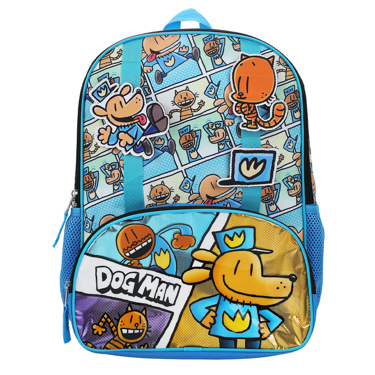 Dog Man 16" Kid's Backpack For School And Travel