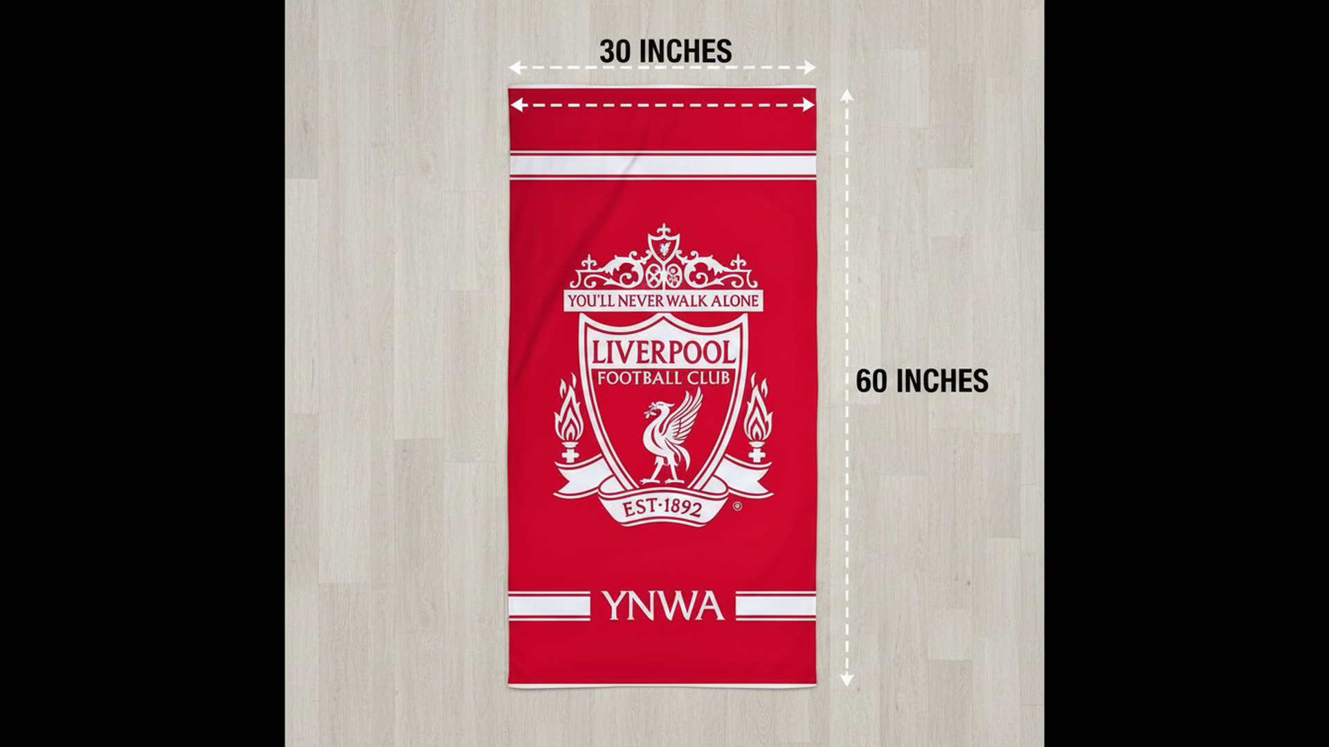 Liverpool FC Character World Official Towel (30 x 60 Inches)