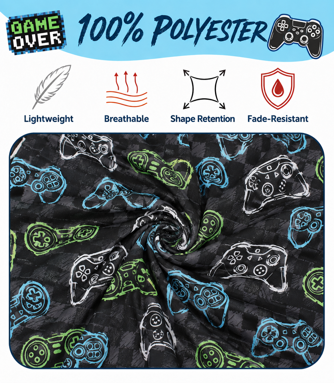 FUNFARE Underwear Games Swords & Maze Adventures Boy's 5-Pack Boxer Briefs