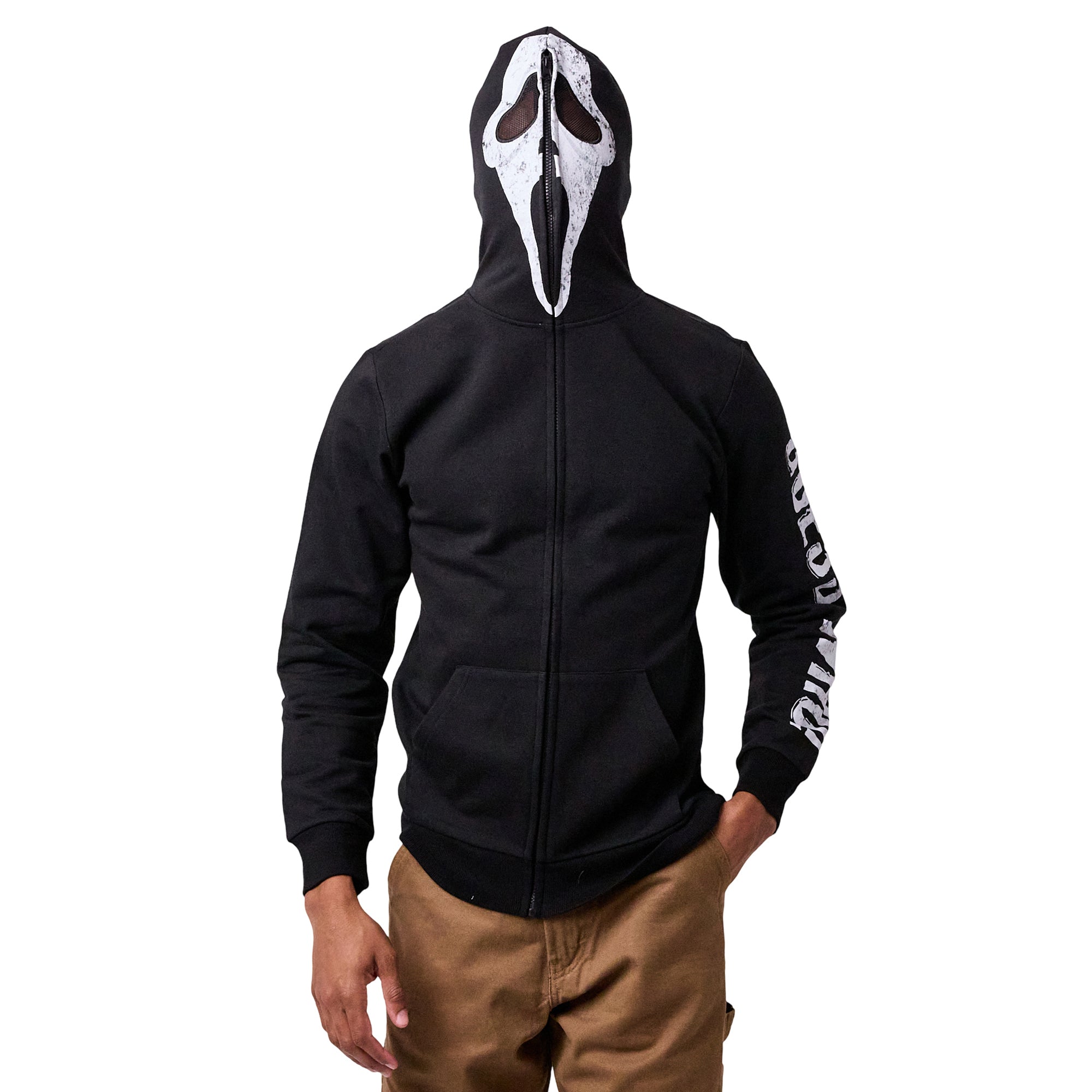 Ghostface Men's Full-Zip Cosplay Hoodie