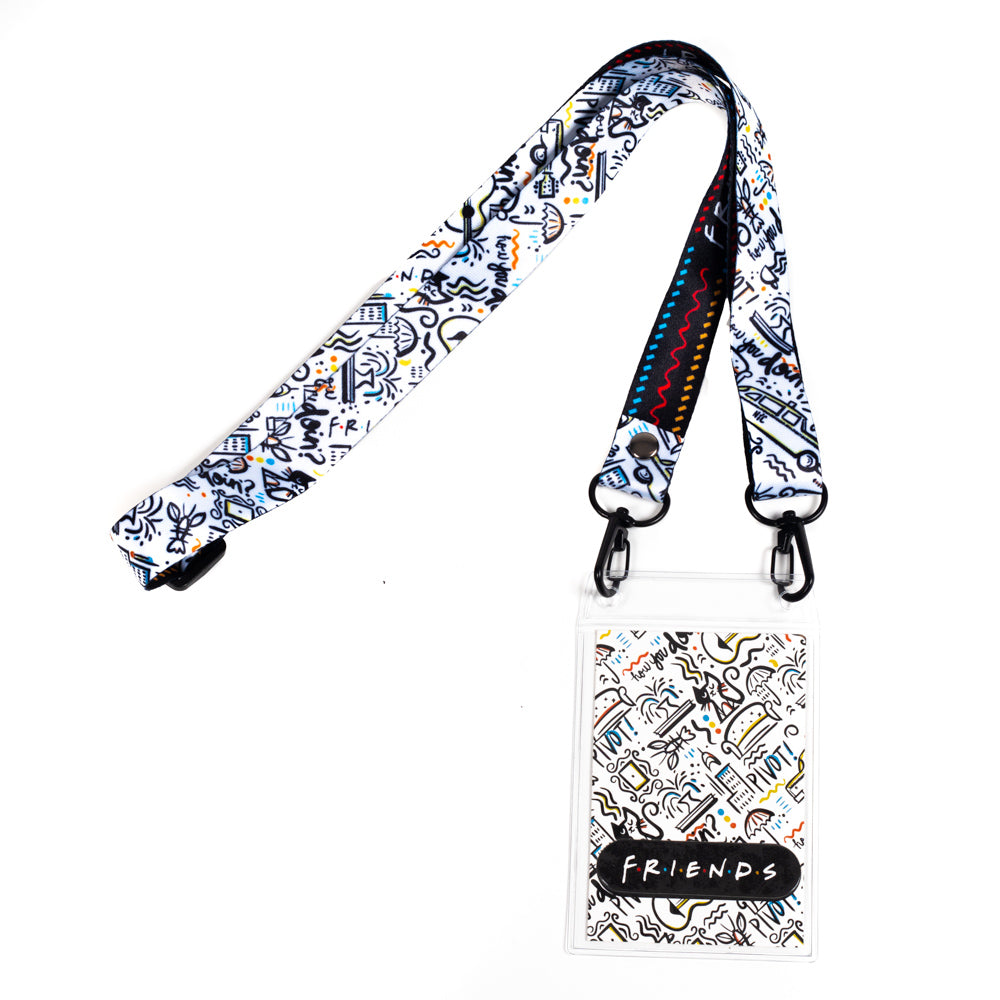 Friends Mask Lanyard Printed Mask Holder